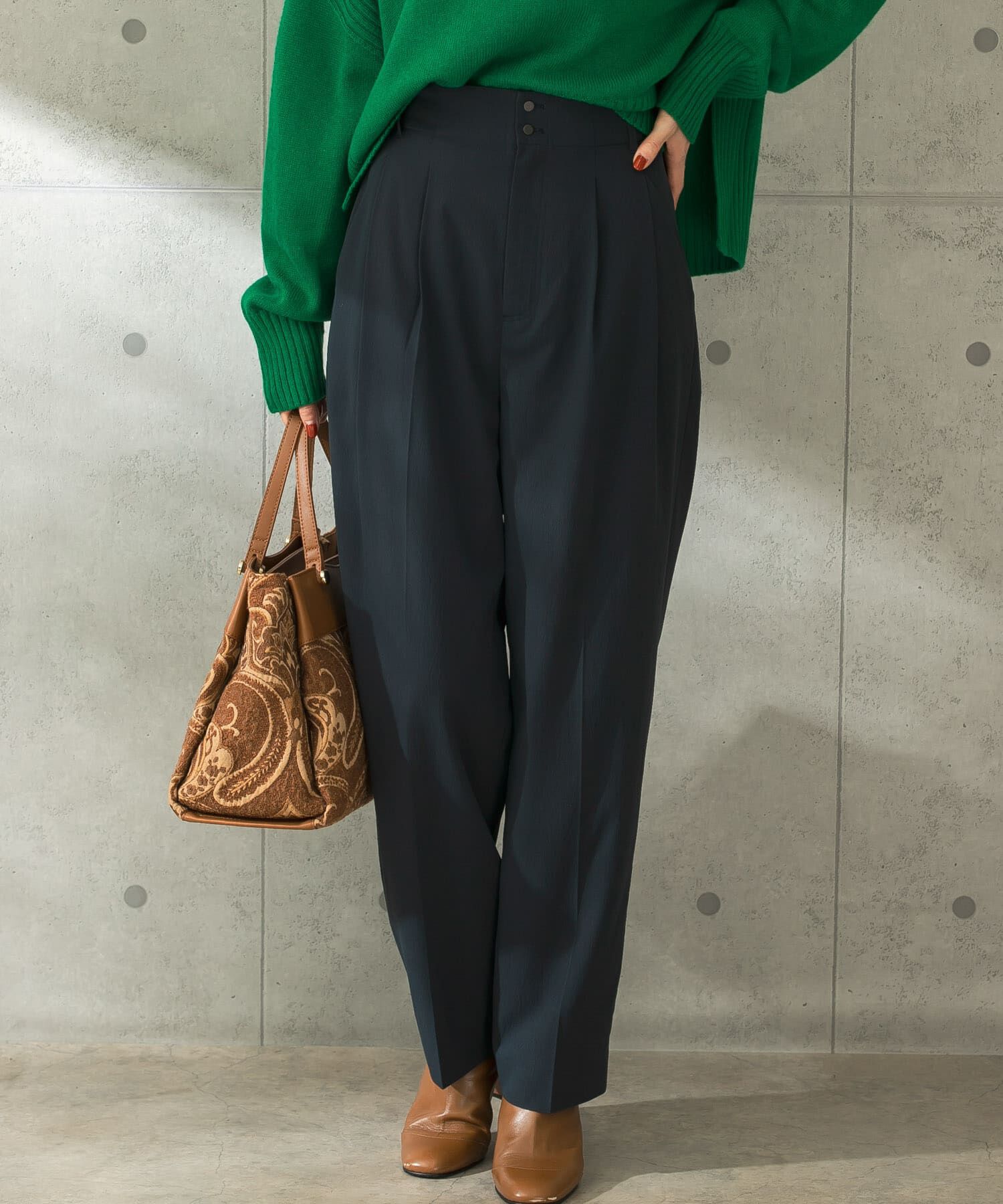 URBAN RESEARCH ROSSO「カーブフォルムハイウエストパンツ」|その他|