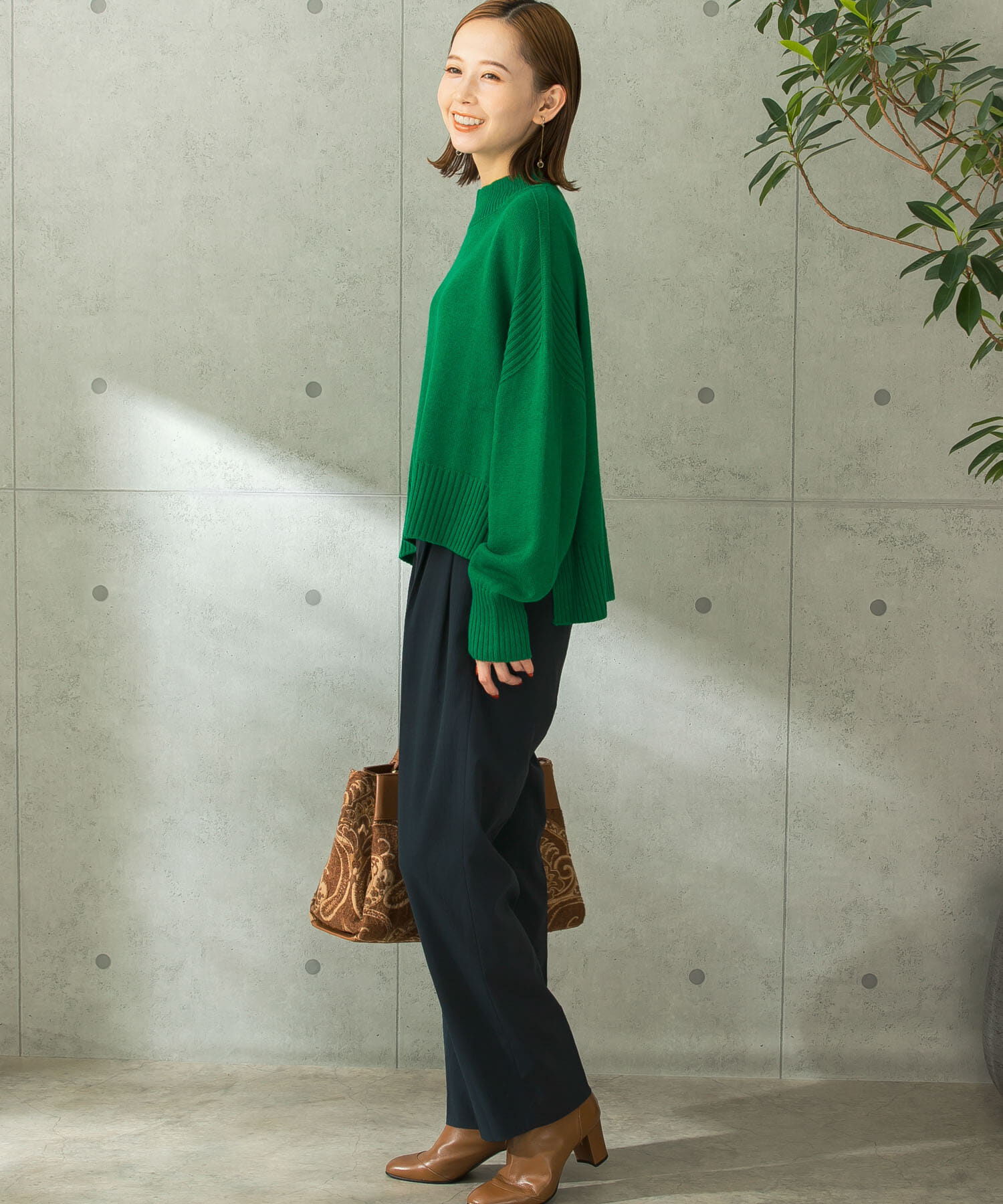 URBAN RESEARCH ROSSO「カーブフォルムハイウエストパンツ」|その他|