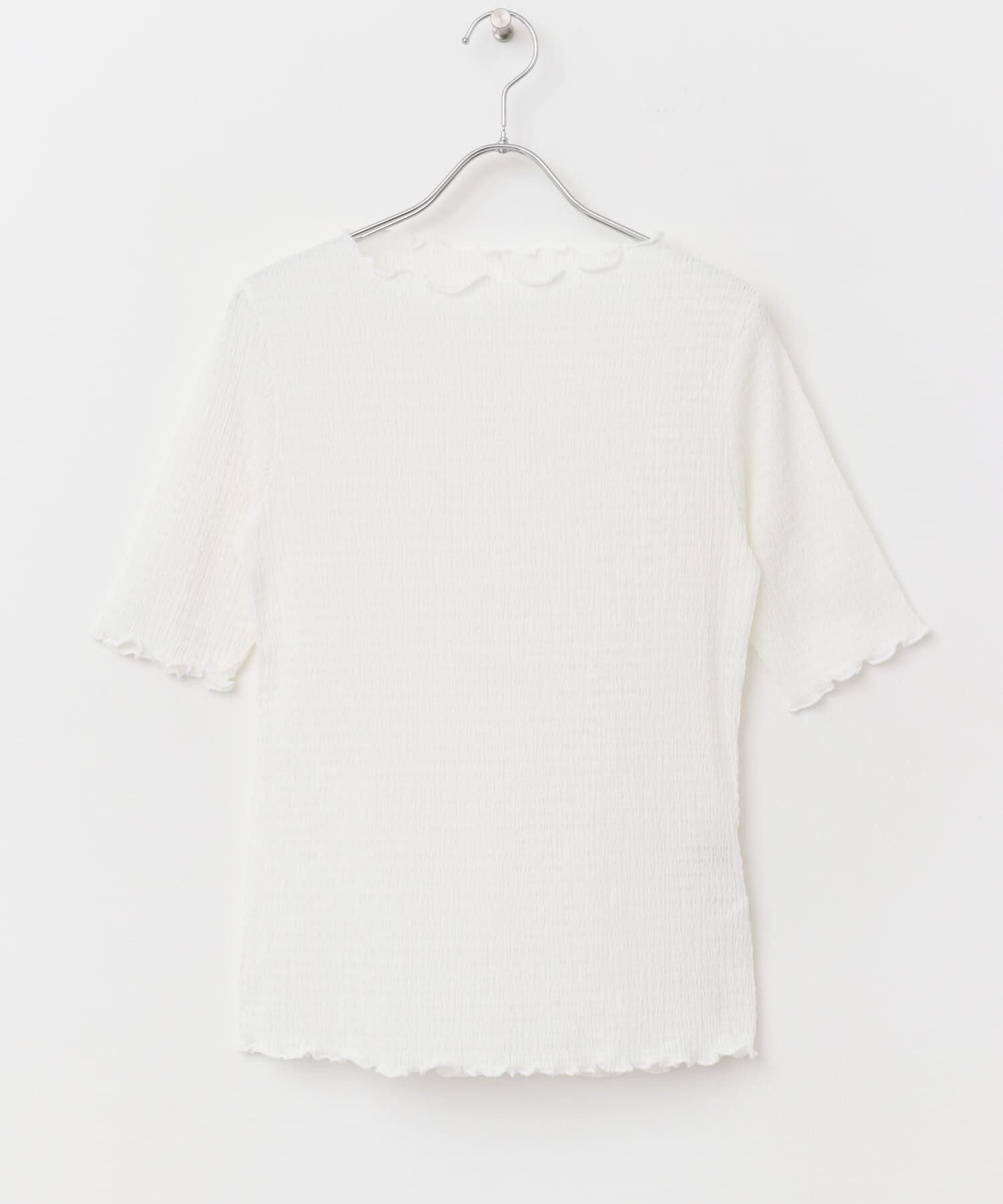 URBAN RESEARCH ROSSO「シアー楊柳ボートネックプルオーバー」|Tシャツ・カットソー|