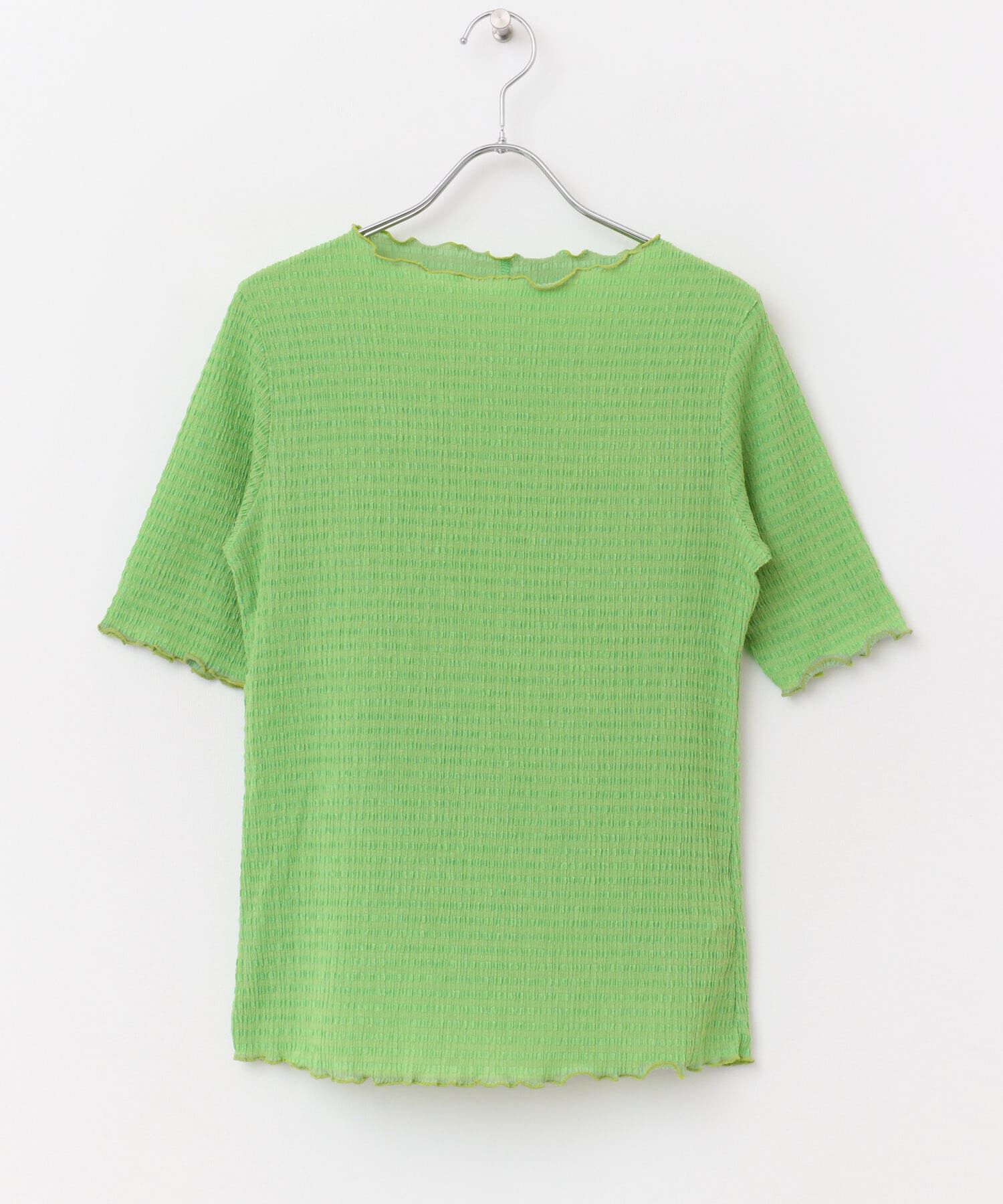 URBAN RESEARCH ROSSO「シアー楊柳ボートネックプルオーバー」|Tシャツ・カットソー|