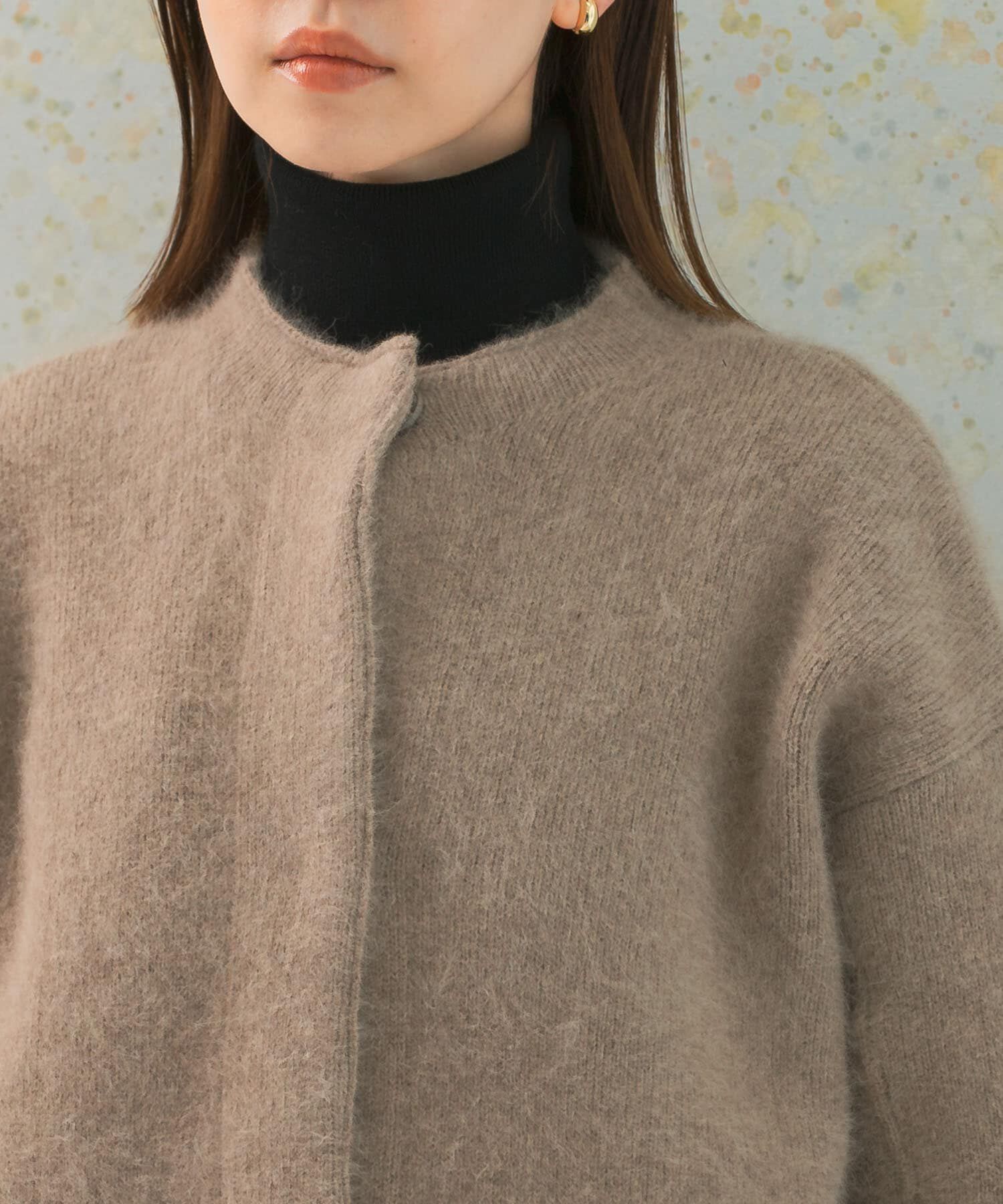 URBAN RESEARCH ROSSO「エアリーニットジャケット」|カーディガン|