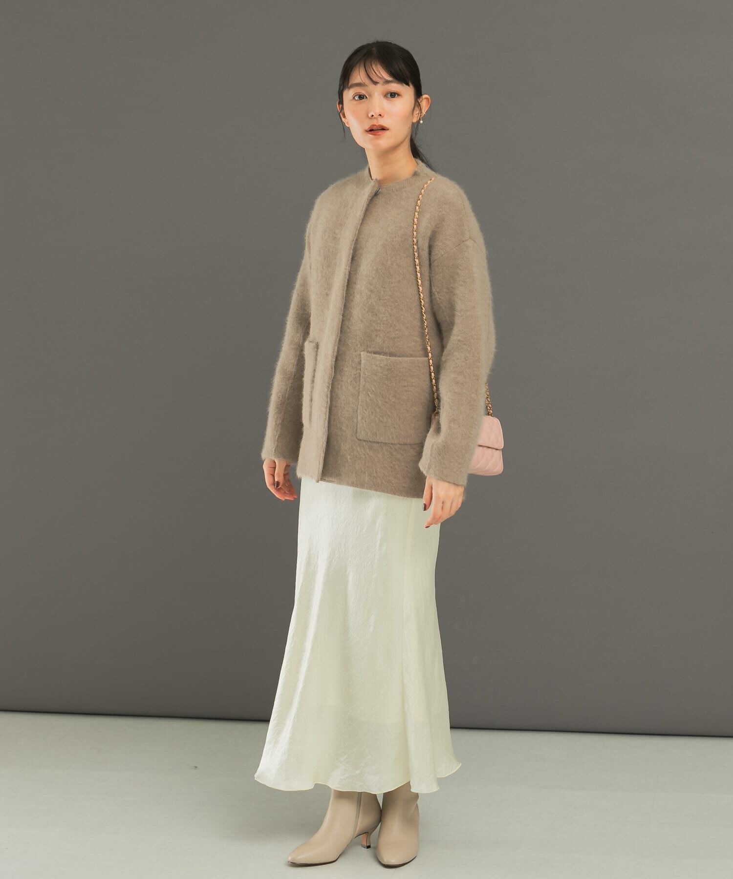 URBAN RESEARCH ROSSO「エアリーニットジャケット」|カーディガン|