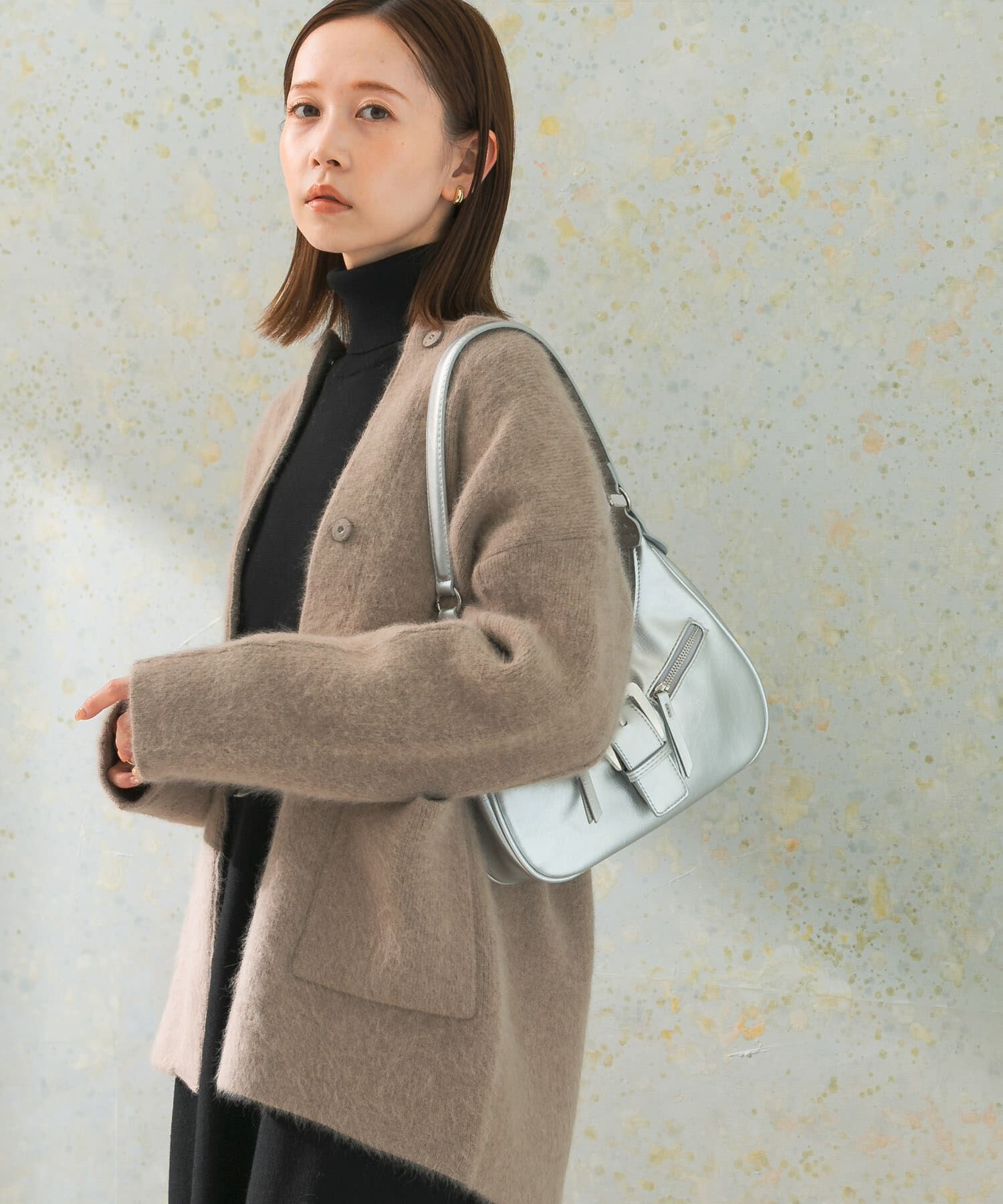 URBAN RESEARCH ROSSO「エアリーニットジャケット」|カーディガン|