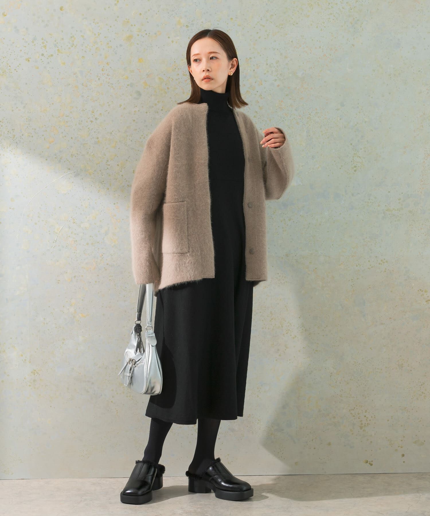 URBAN RESEARCH ROSSO「エアリーニットジャケット」|カーディガン|