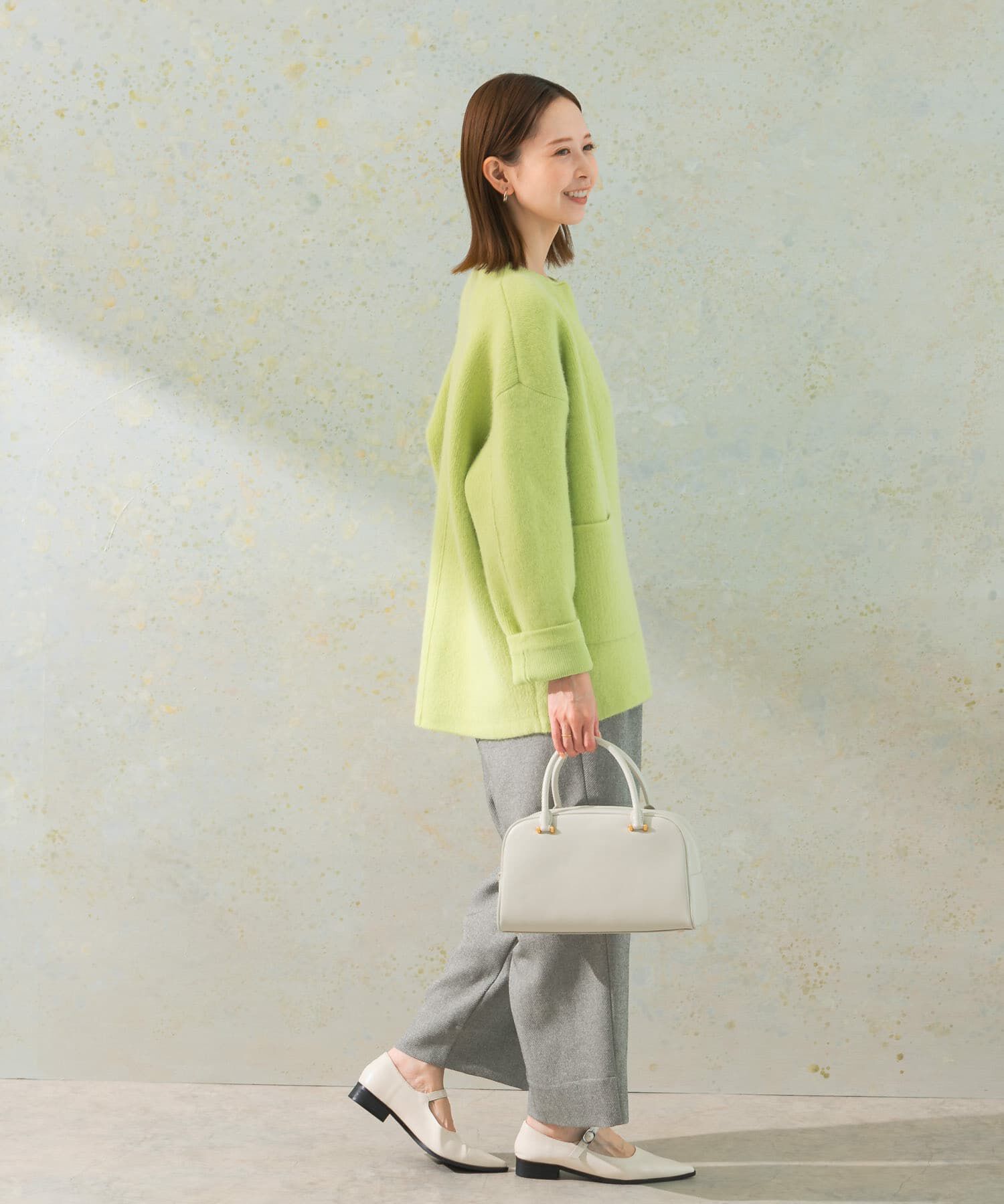 URBAN RESEARCH ROSSO「エアリーニットジャケット」|カーディガン|