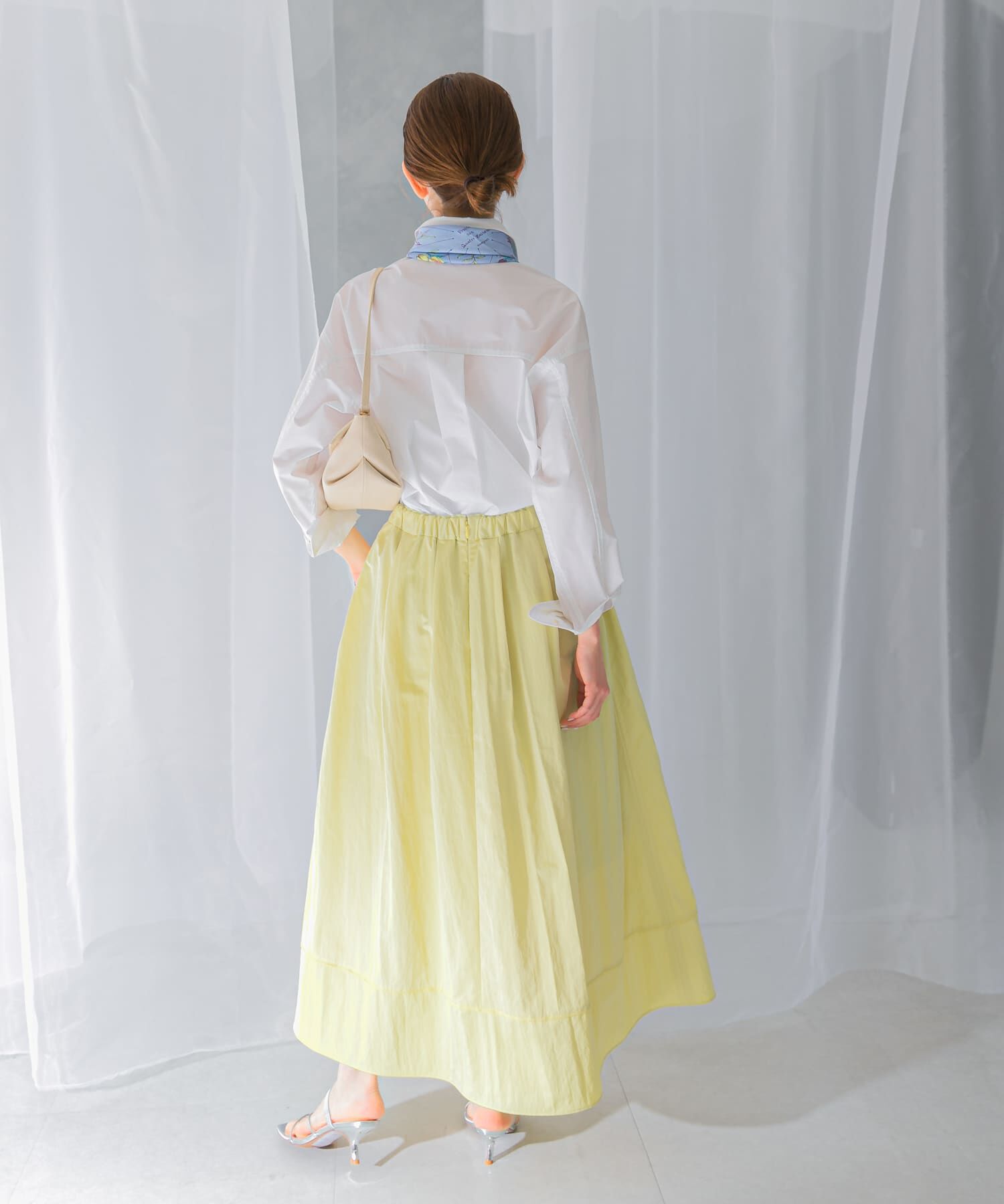 URBAN RESEARCH ROSSO「スリットギャザースカート」|スカート|