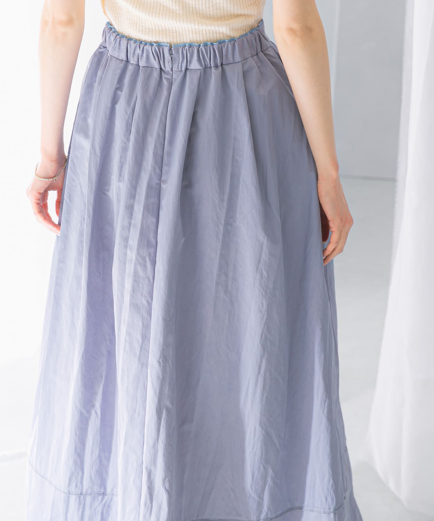 URBAN RESEARCH ROSSO「スリットギャザースカート」|スカート|