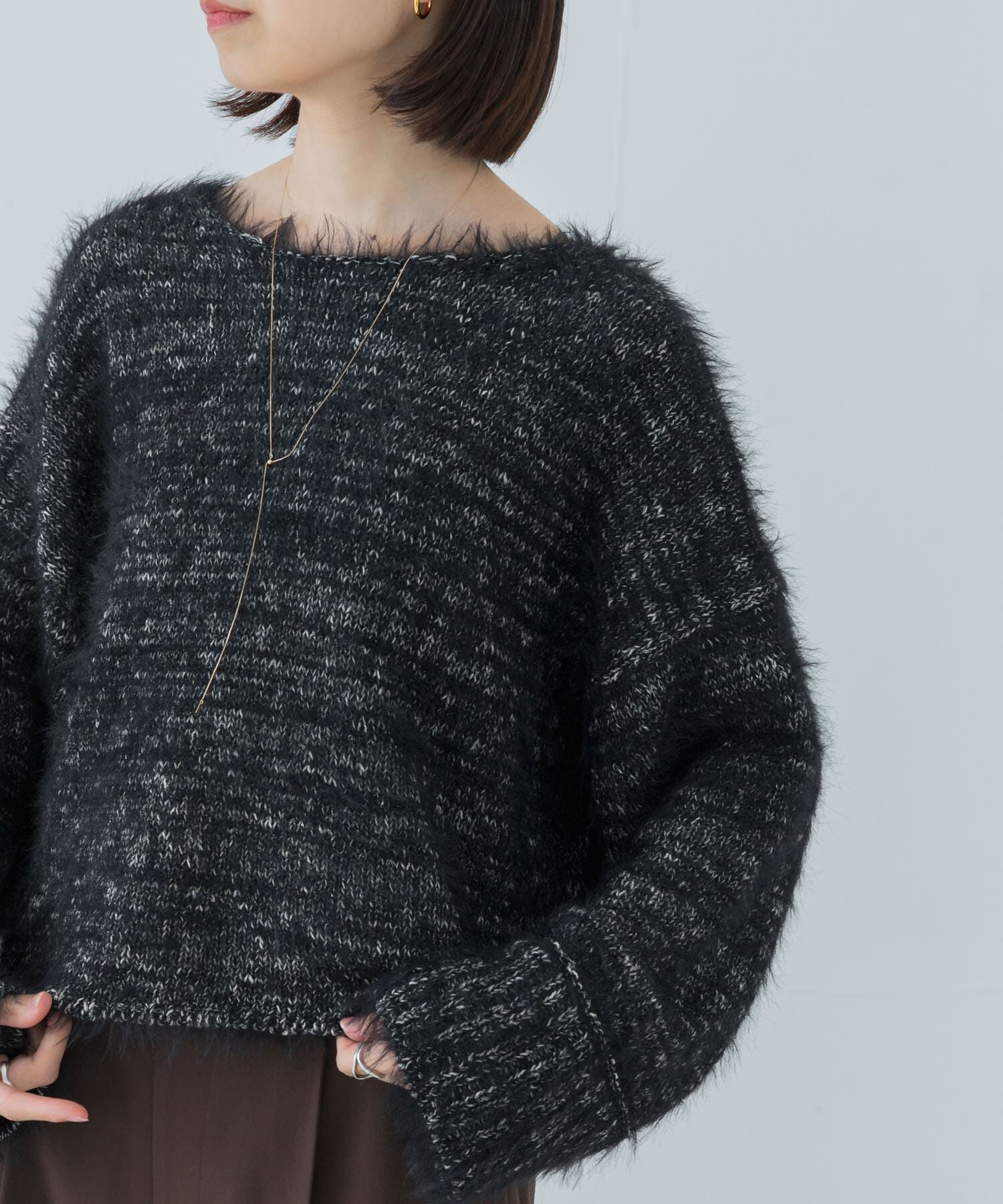 URBAN RESEARCH「ラメミックスシャギーニット」|ニット・セーター|