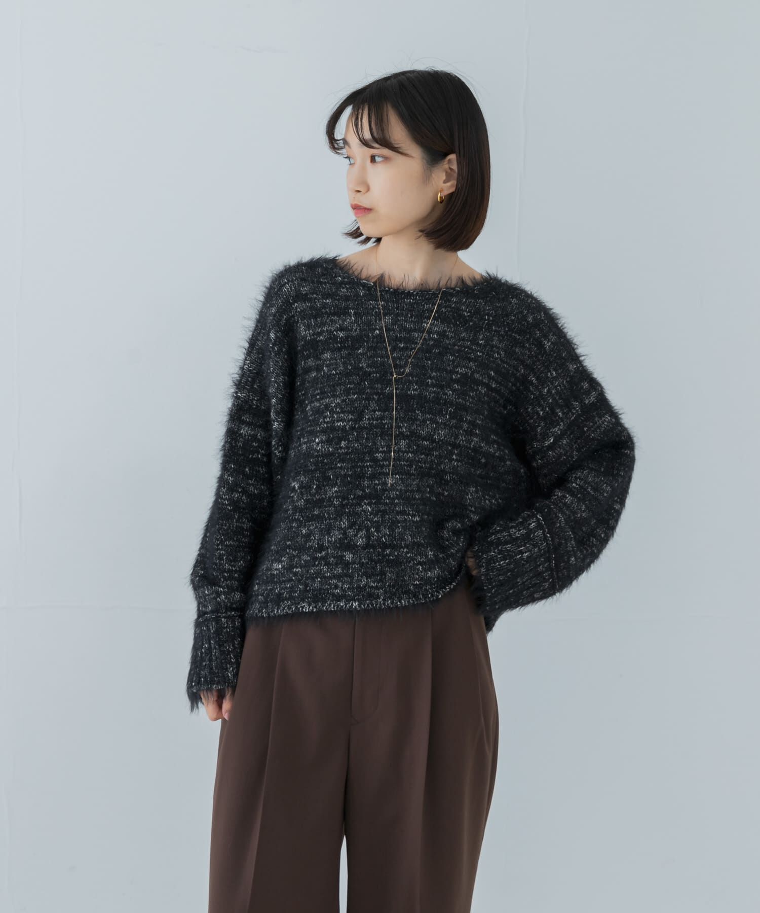 URBAN RESEARCH「ラメミックスシャギーニット」|ニット・セーター|