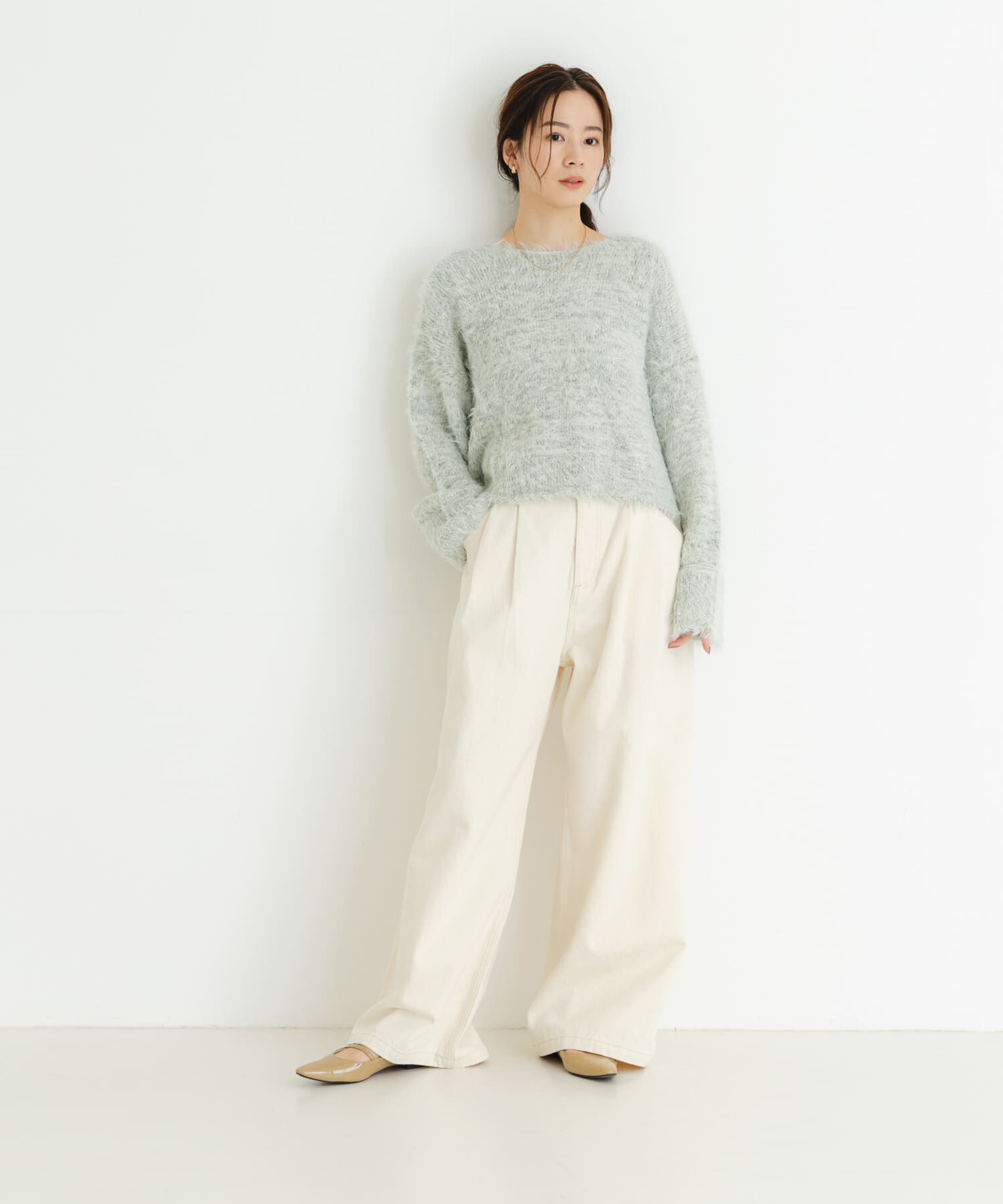 URBAN RESEARCH「ラメミックスシャギーニット」|ニット・セーター|