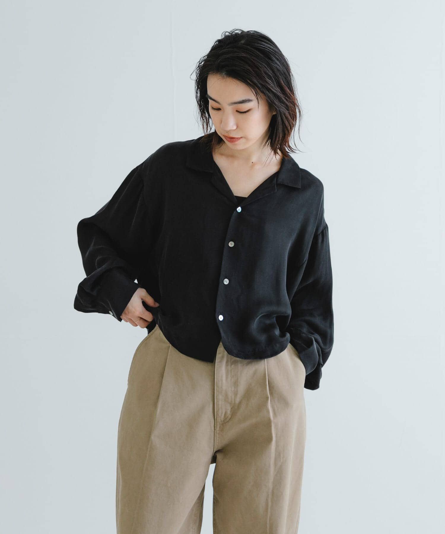 URBAN RESEARCH「new basic　キュプラショートシャツ」|シャツ・ブラウス|