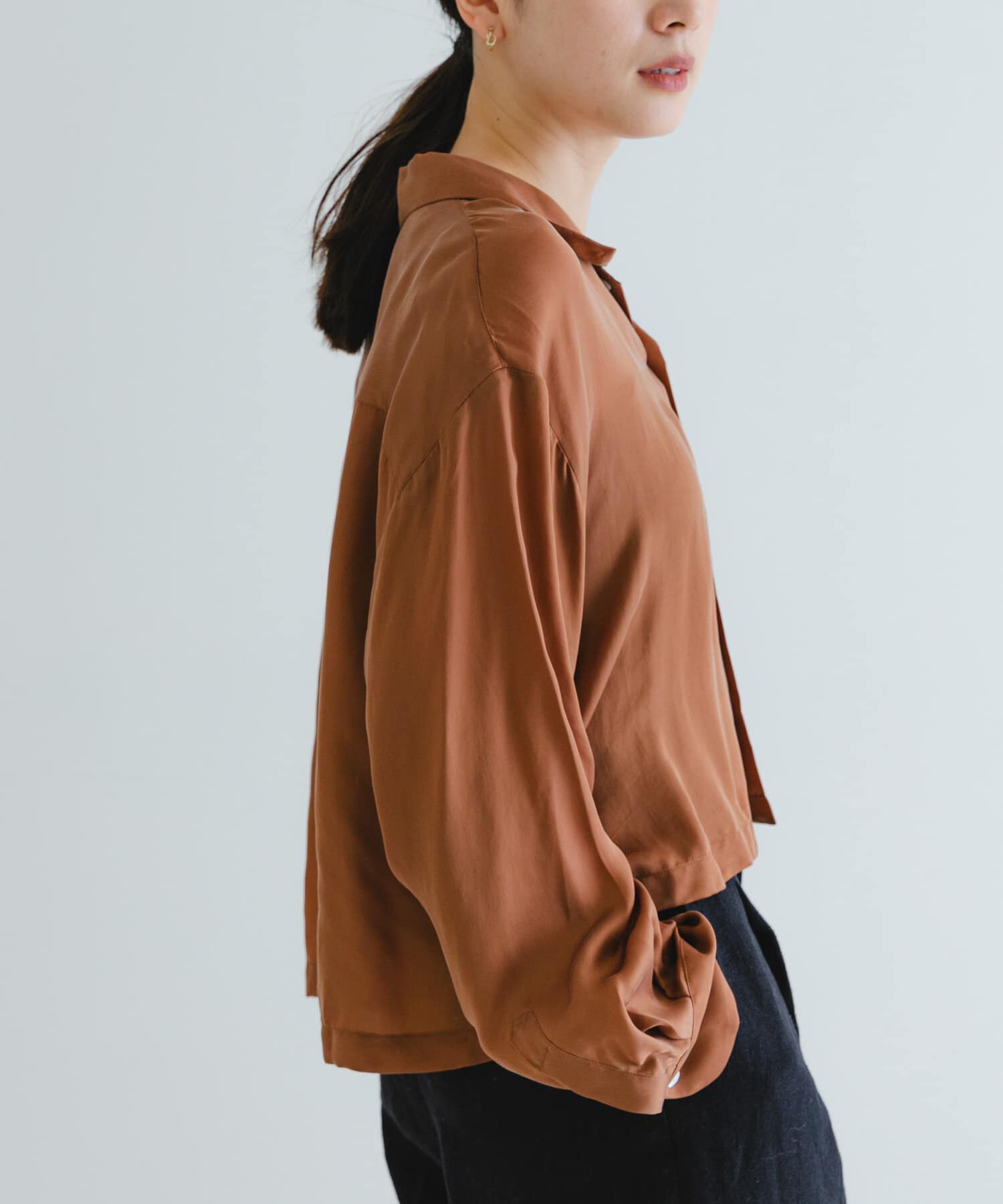 URBAN RESEARCH「new basic　キュプラショートシャツ」|シャツ・ブラウス|