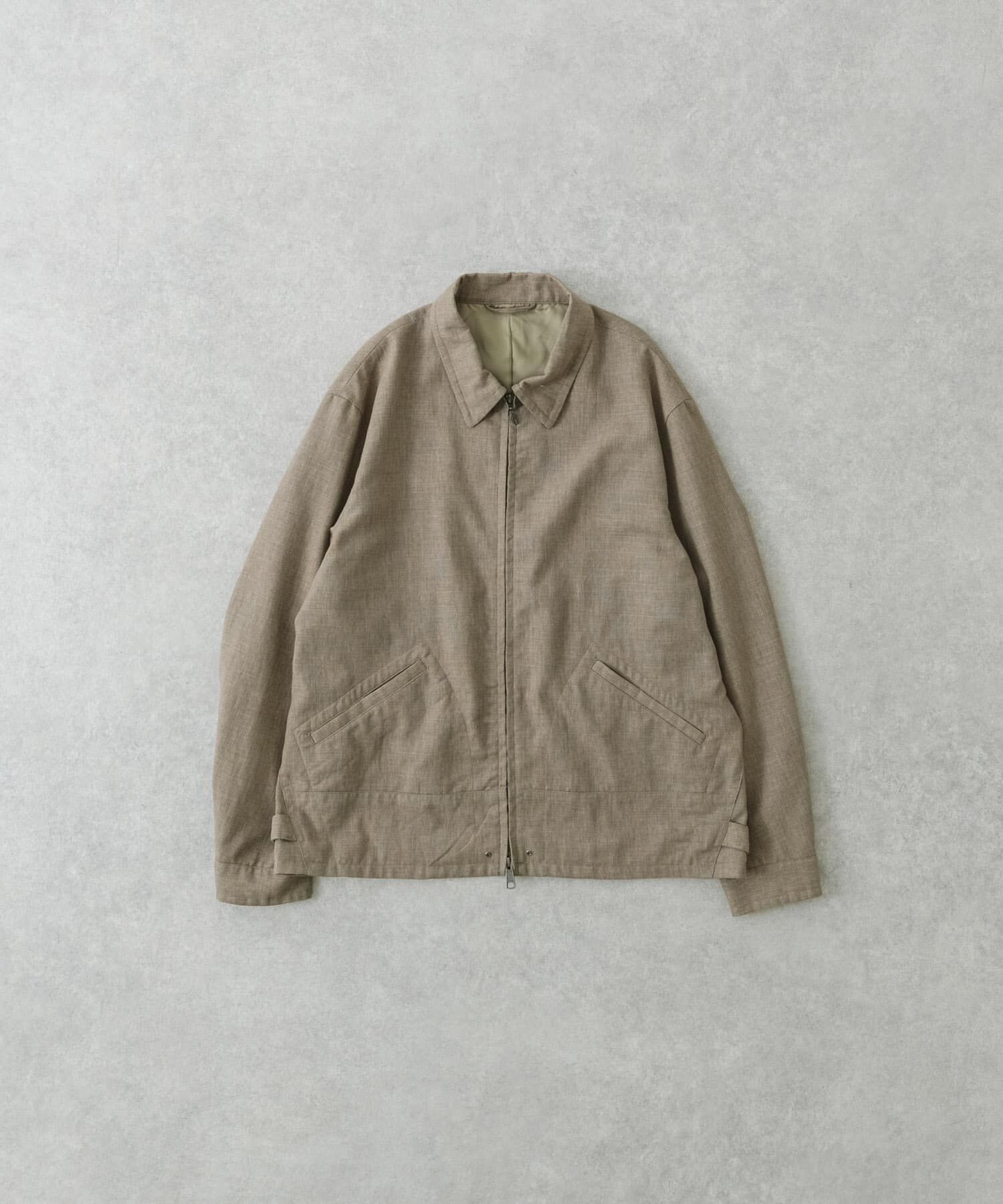URBAN RESEARCH「LINEN PIN HEAD SPORTS JACKET」|ブルゾン・スタジャン|グレー系その他