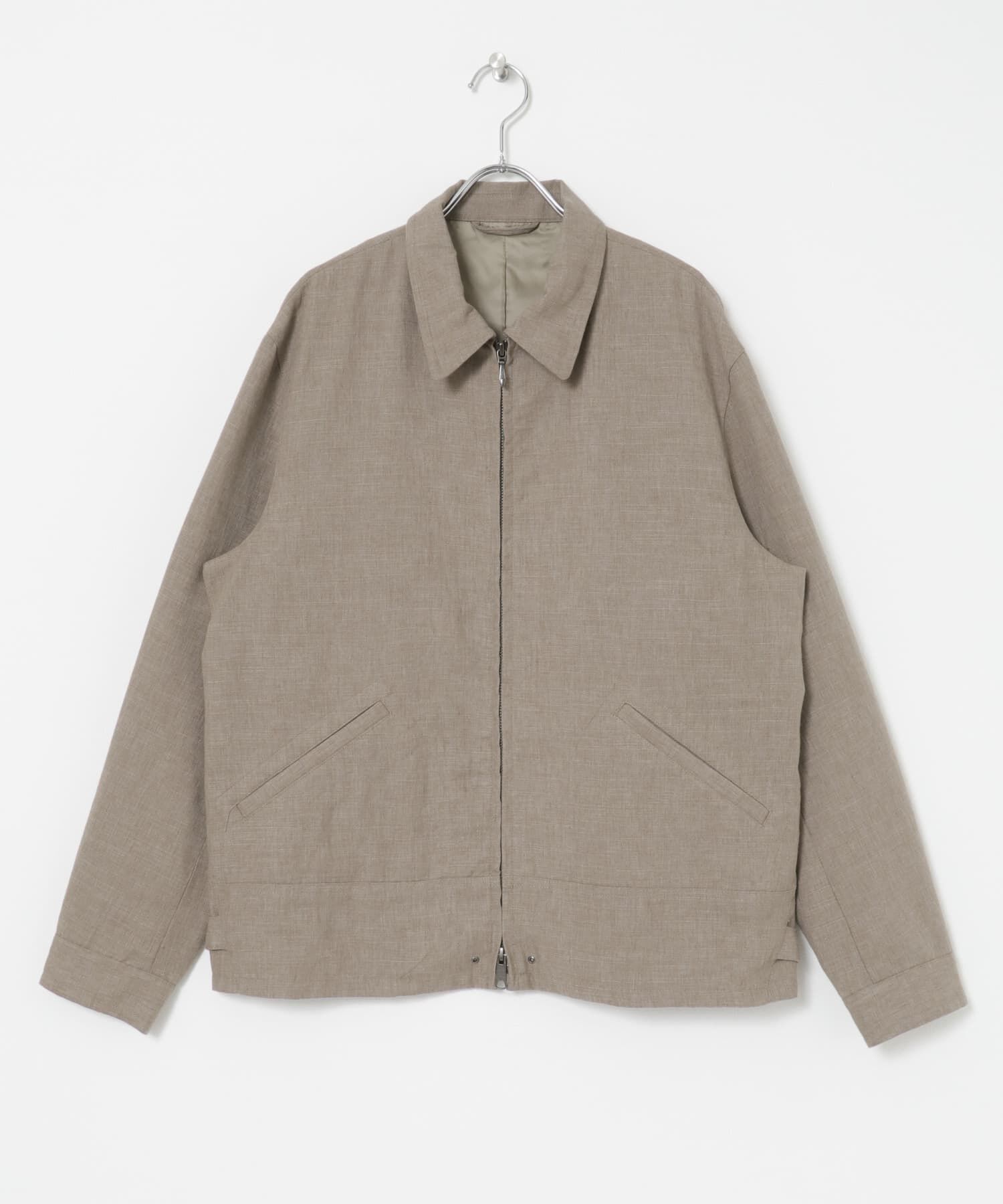 URBAN RESEARCH「LINEN PIN HEAD SPORTS JACKET」|ブルゾン・スタジャン|