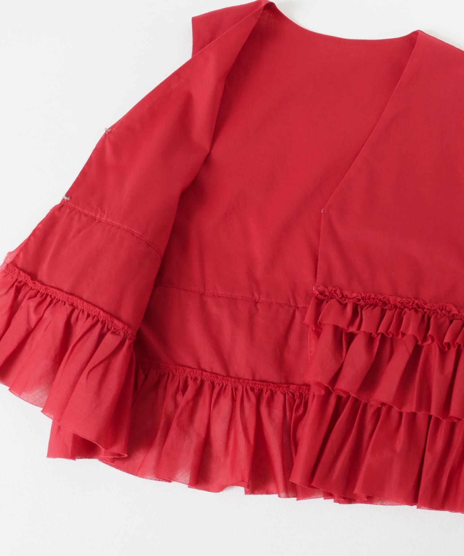 URBAN RESEARCH「ノースリーブフリルブラウス」|シャツ・ブラウス|