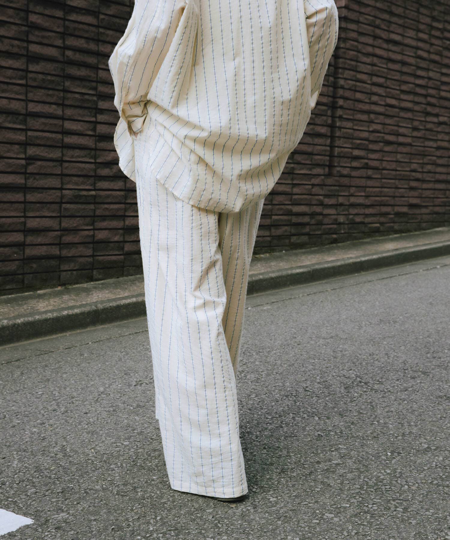 URBAN RESEARCH「new basic　インドコットンサッカーストライプパンツ」|その他|