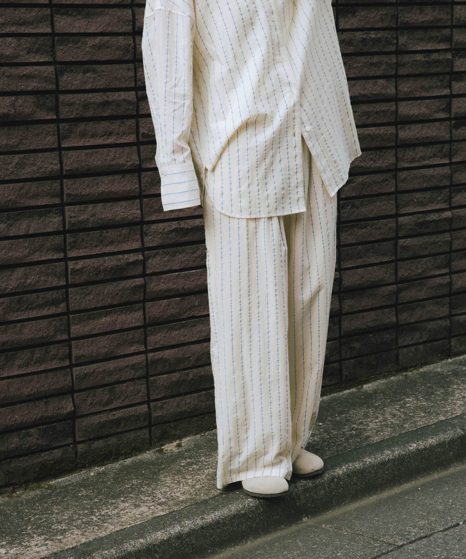 URBAN RESEARCH「new basic　インドコットンサッカーストライプパンツ」|その他|