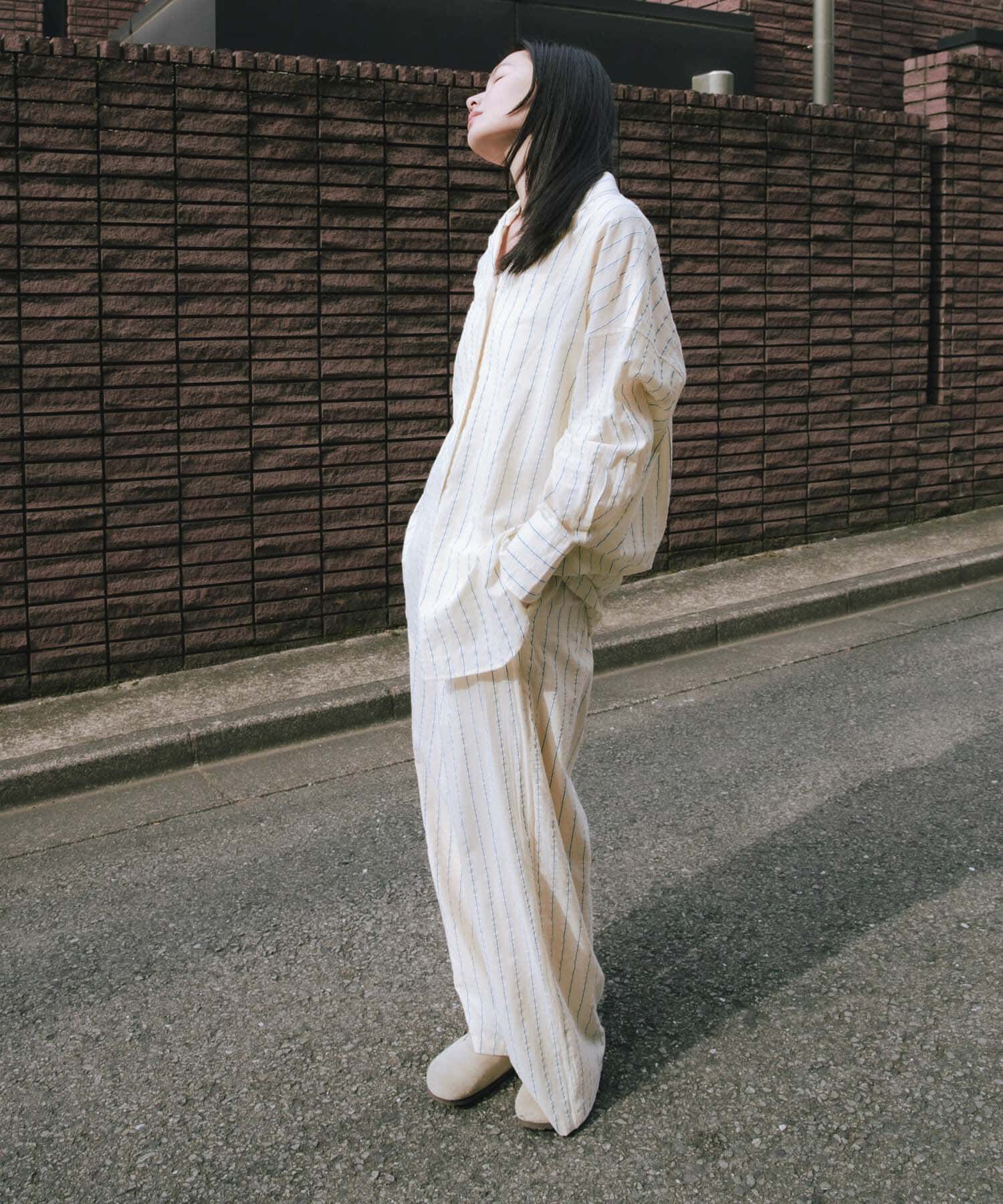 URBAN RESEARCH「new basic　インドコットンサッカーストライプパンツ」|その他|