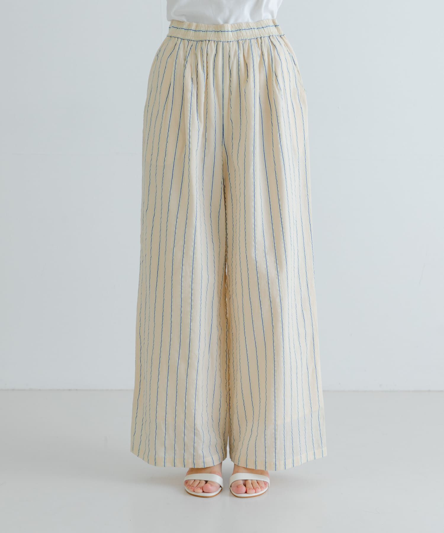 URBAN RESEARCH「new basic　インドコットンサッカーストライプパンツ」|その他|