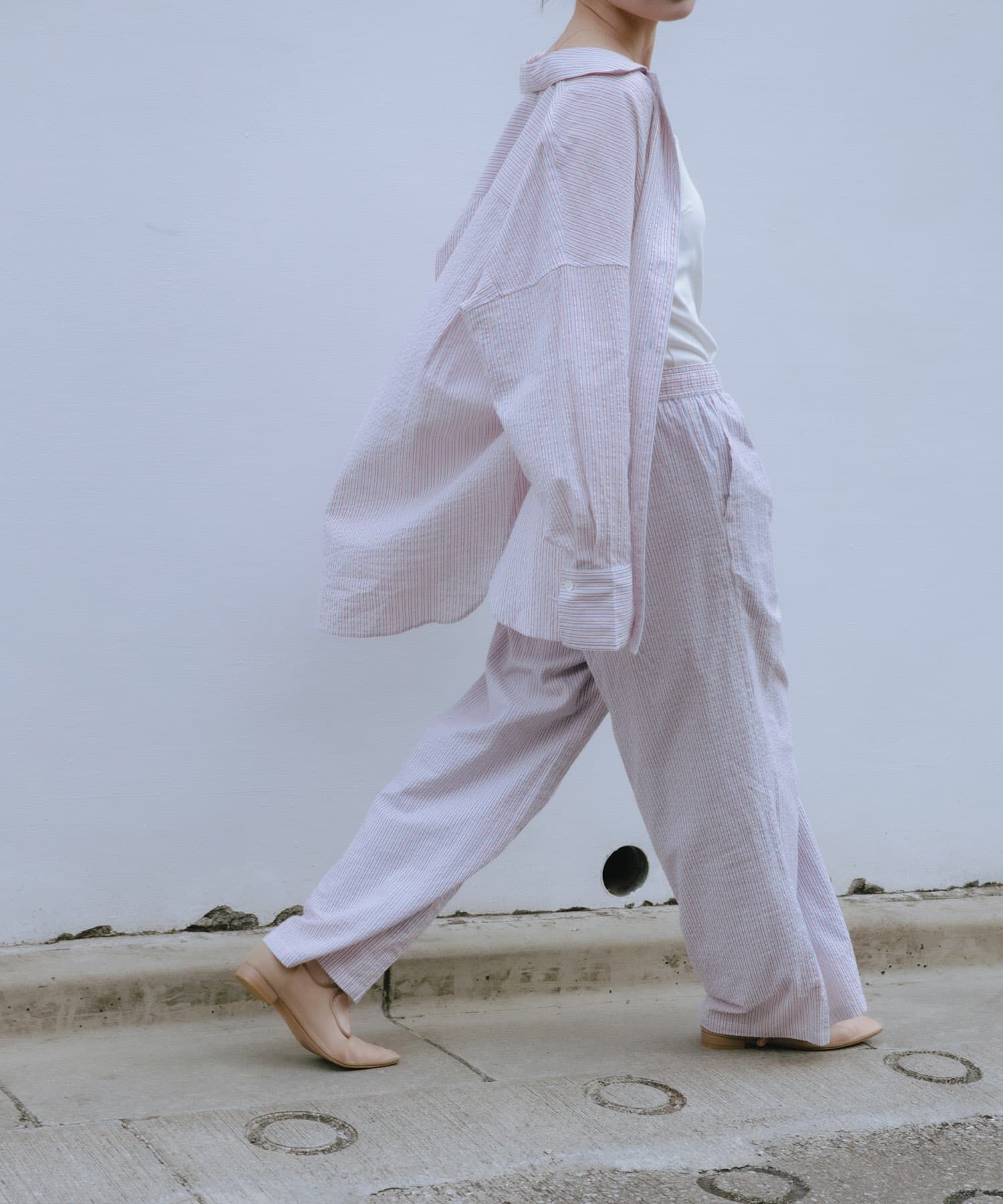 URBAN RESEARCH「new basic　インドコットンサッカーストライプパンツ」|その他|