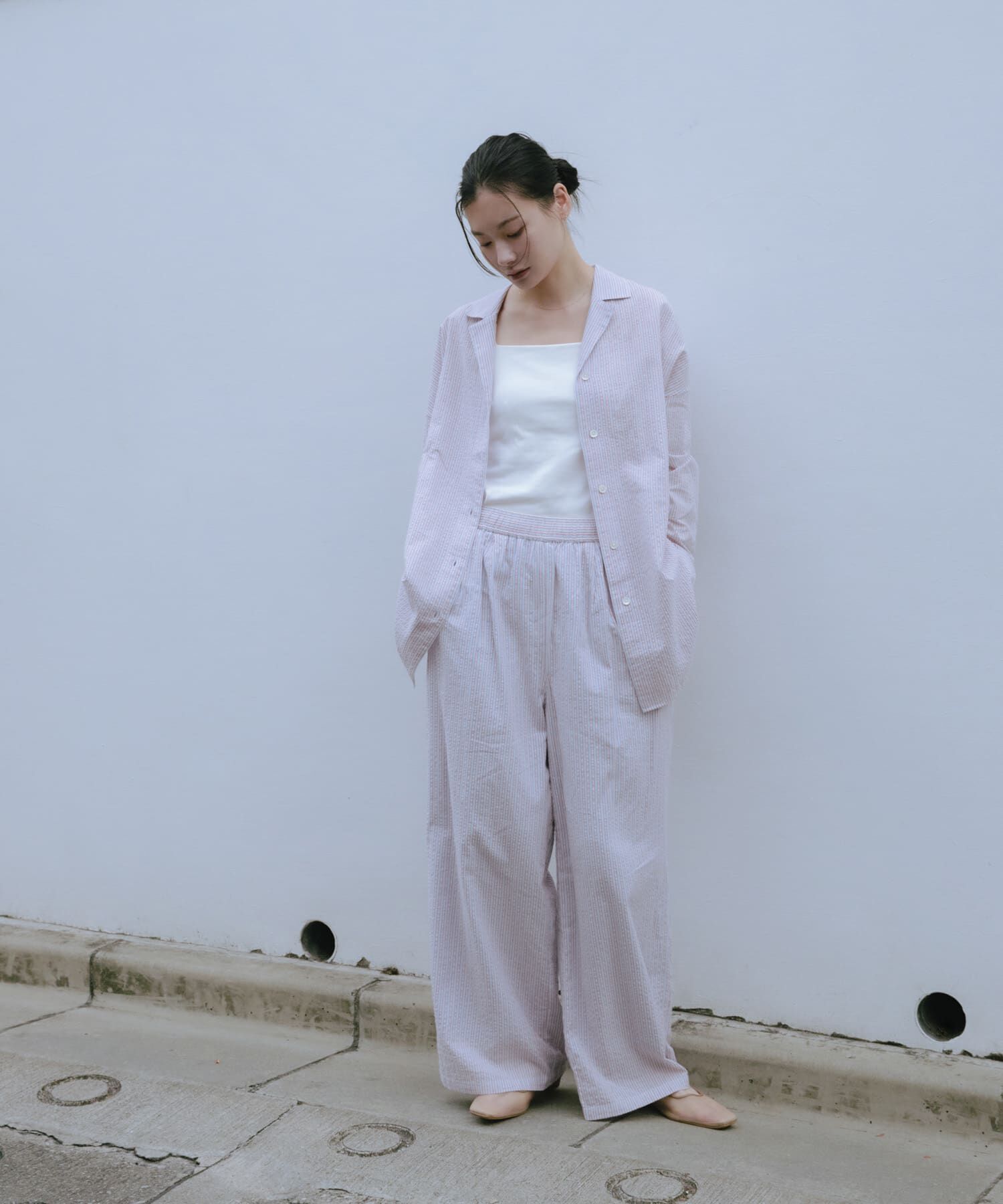 URBAN RESEARCH「new basic　インドコットンサッカーストライプパンツ」|その他|