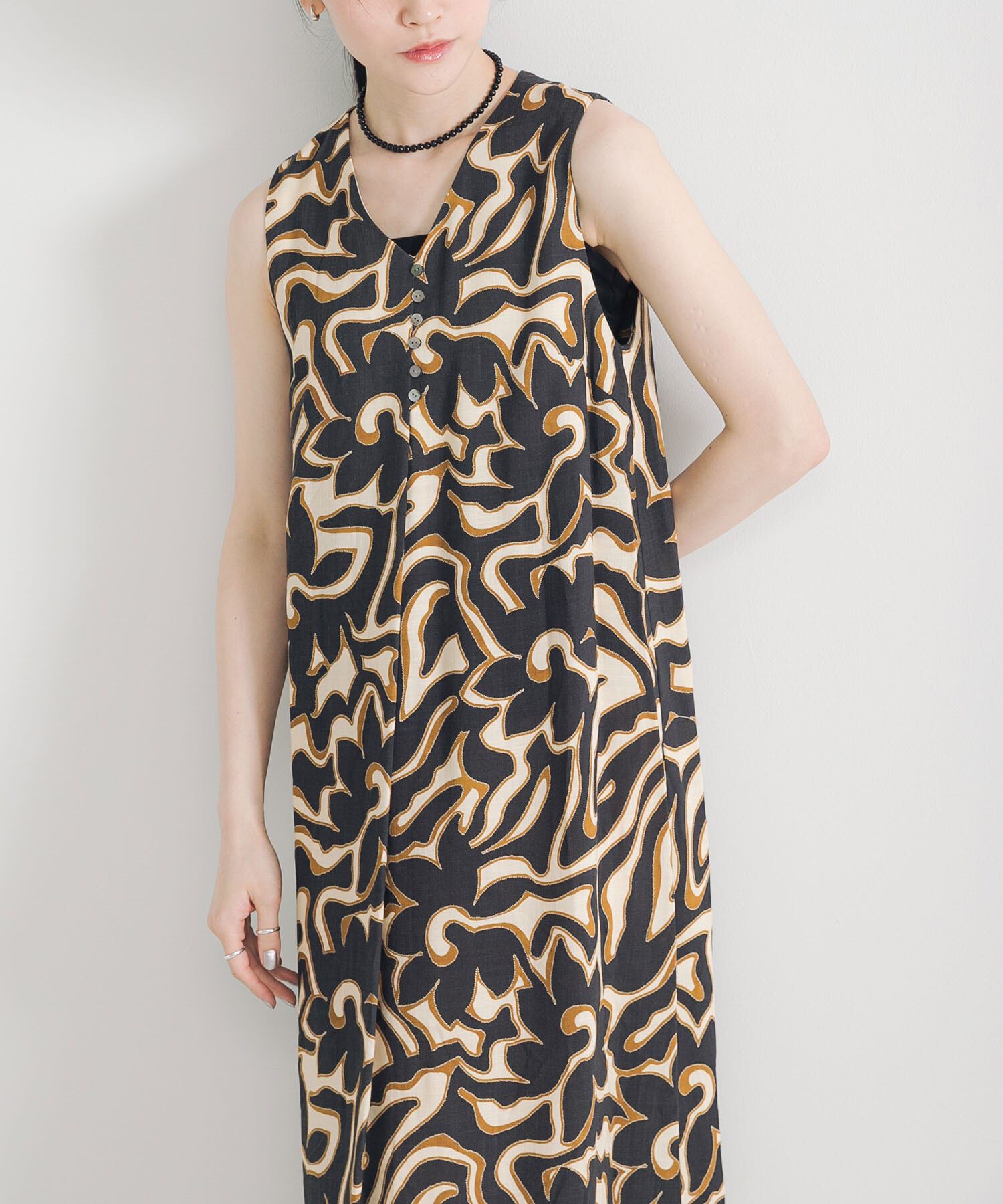 URBAN RESEARCH「SPRINTEXボタニカルプリントワンピース」|ワンピース|