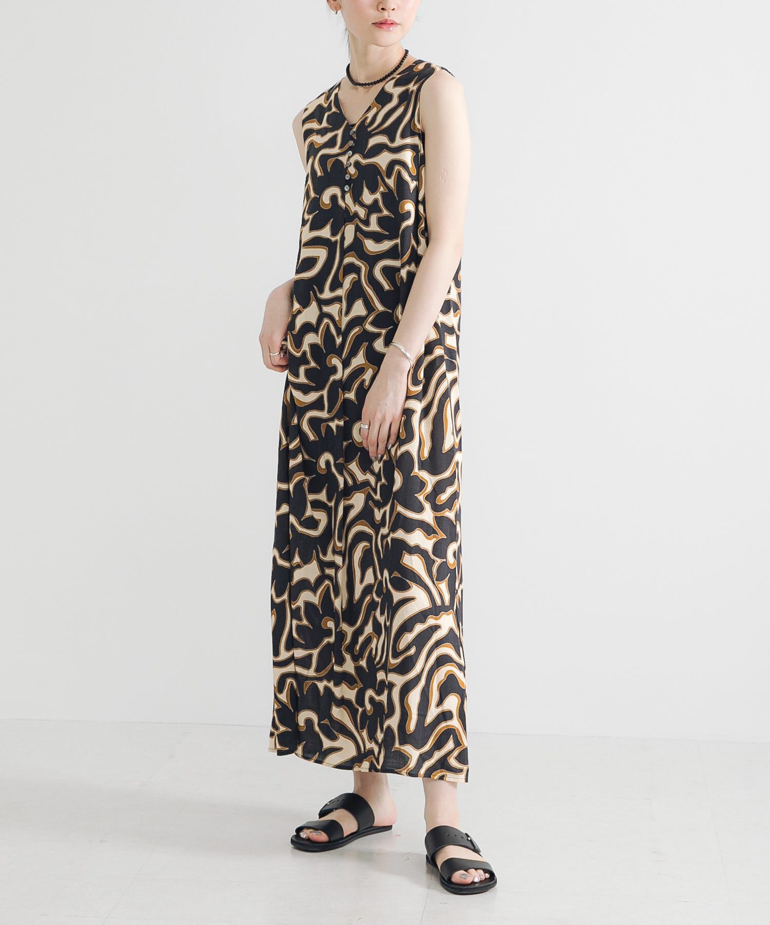 URBAN RESEARCH「SPRINTEXボタニカルプリントワンピース」|ワンピース|