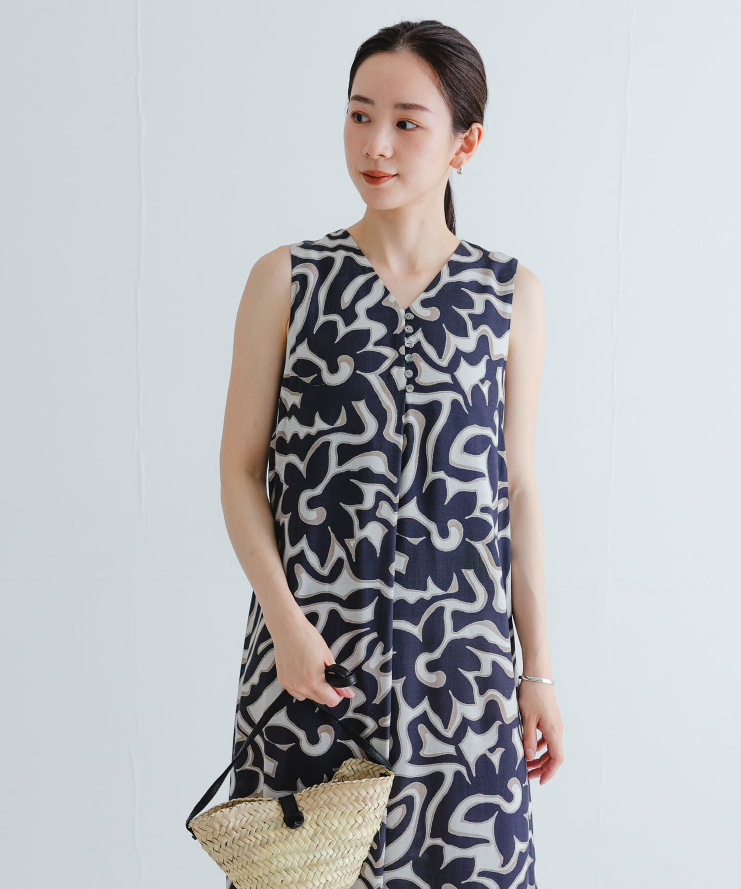 URBAN RESEARCH「SPRINTEXボタニカルプリントワンピース」|ワンピース|