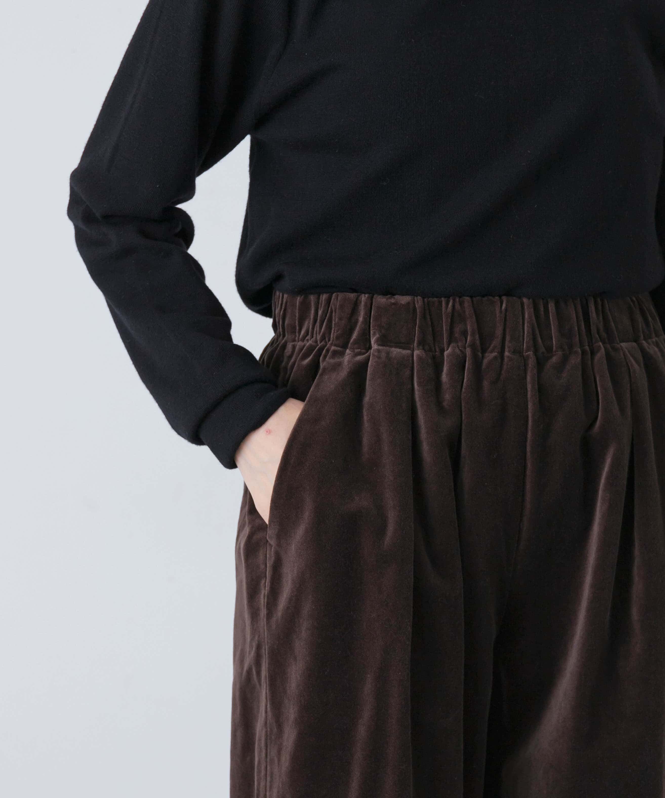 かぐれ「コットンベルベットイージーパンツ」|その他|