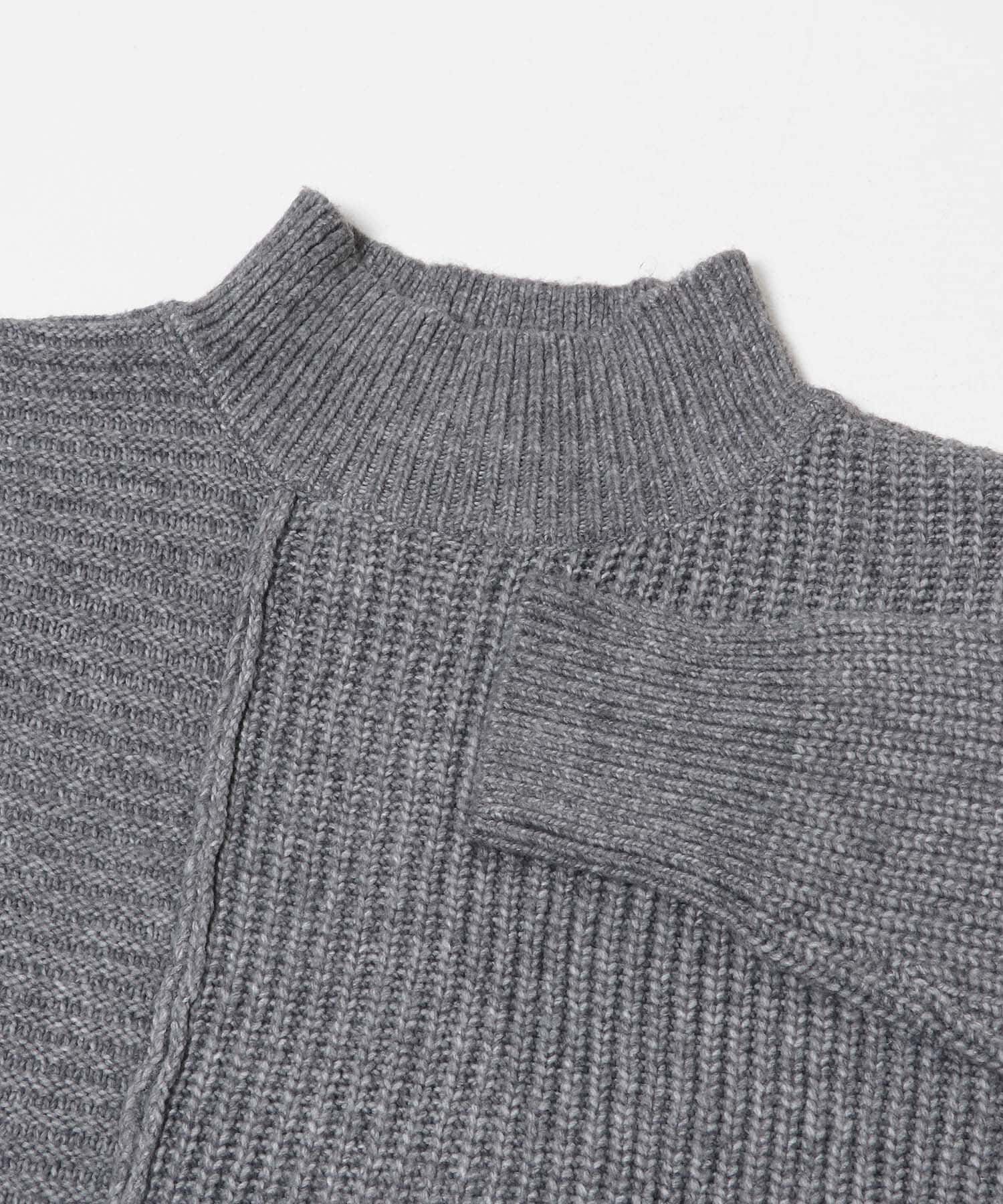 Sonny Label 「畦切替えニットプルオーバー」|ニット・セーター|