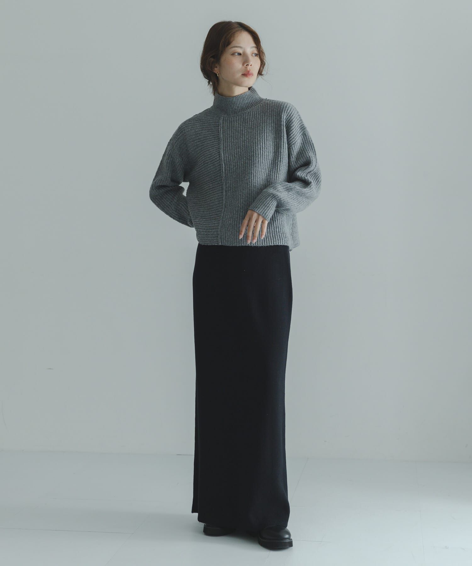 Sonny Label 「畦切替えニットプルオーバー」|ニット・セーター|