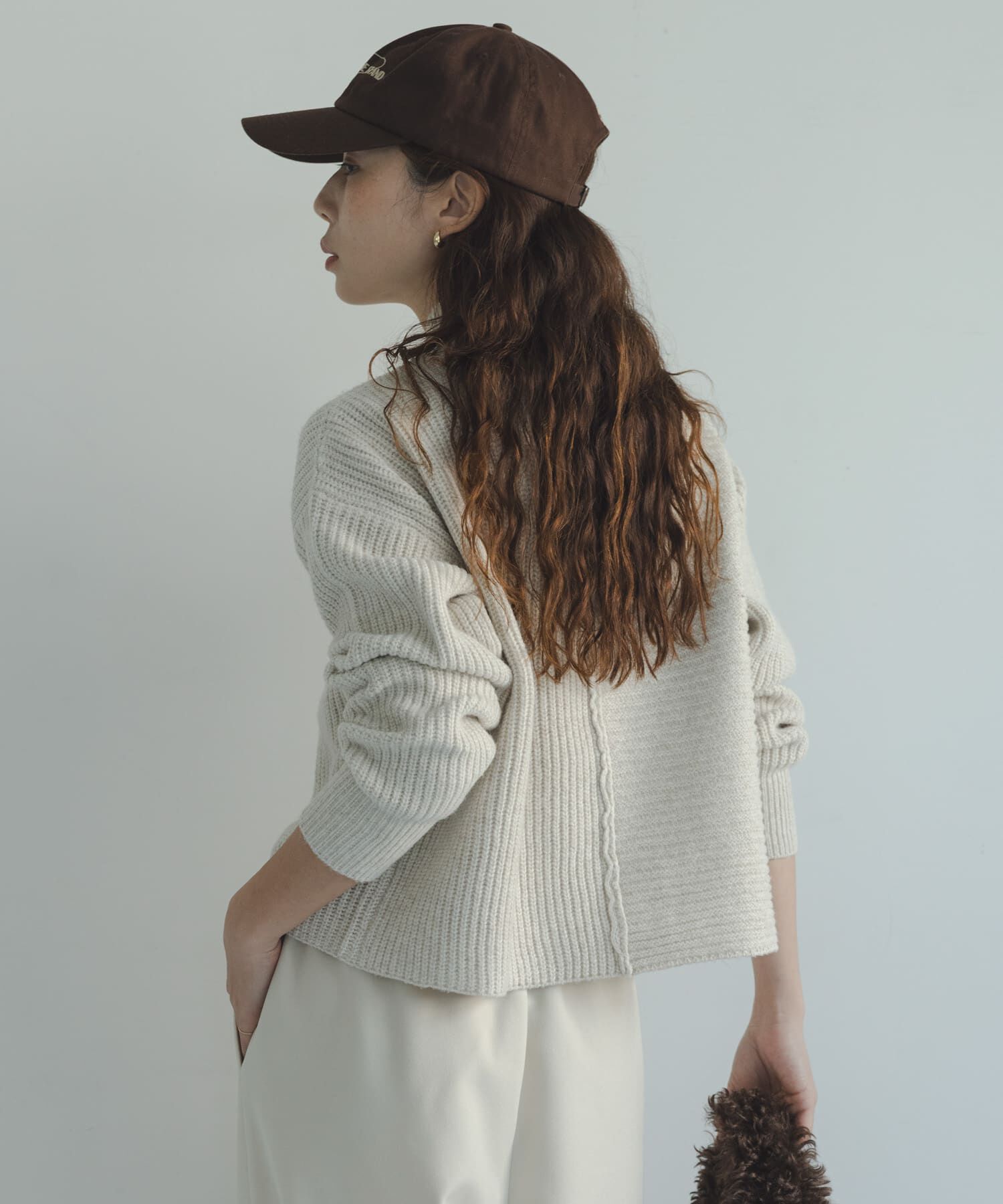 Sonny Label 「畦切替えニットプルオーバー」|ニット・セーター|