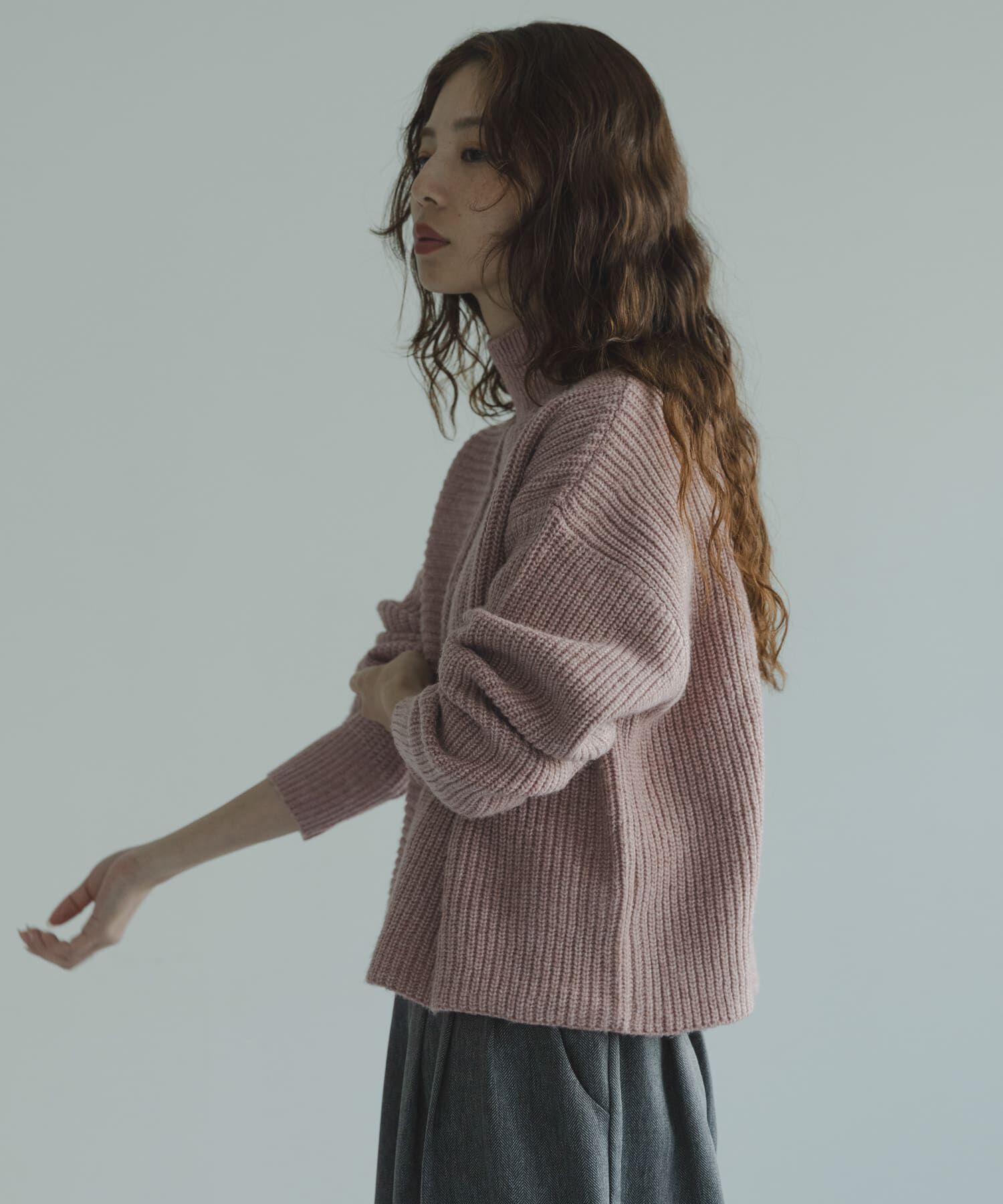 Sonny Label 「畦切替えニットプルオーバー」|ニット・セーター|