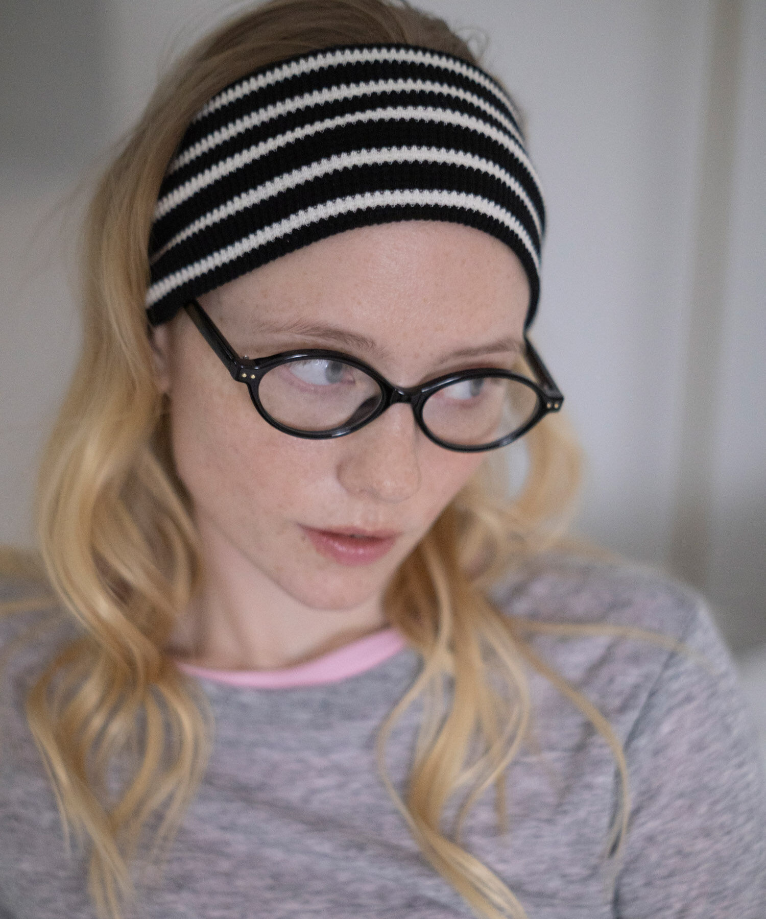 SMELLY「ボーダーワイドヘアバンド」|ヘアバンド|