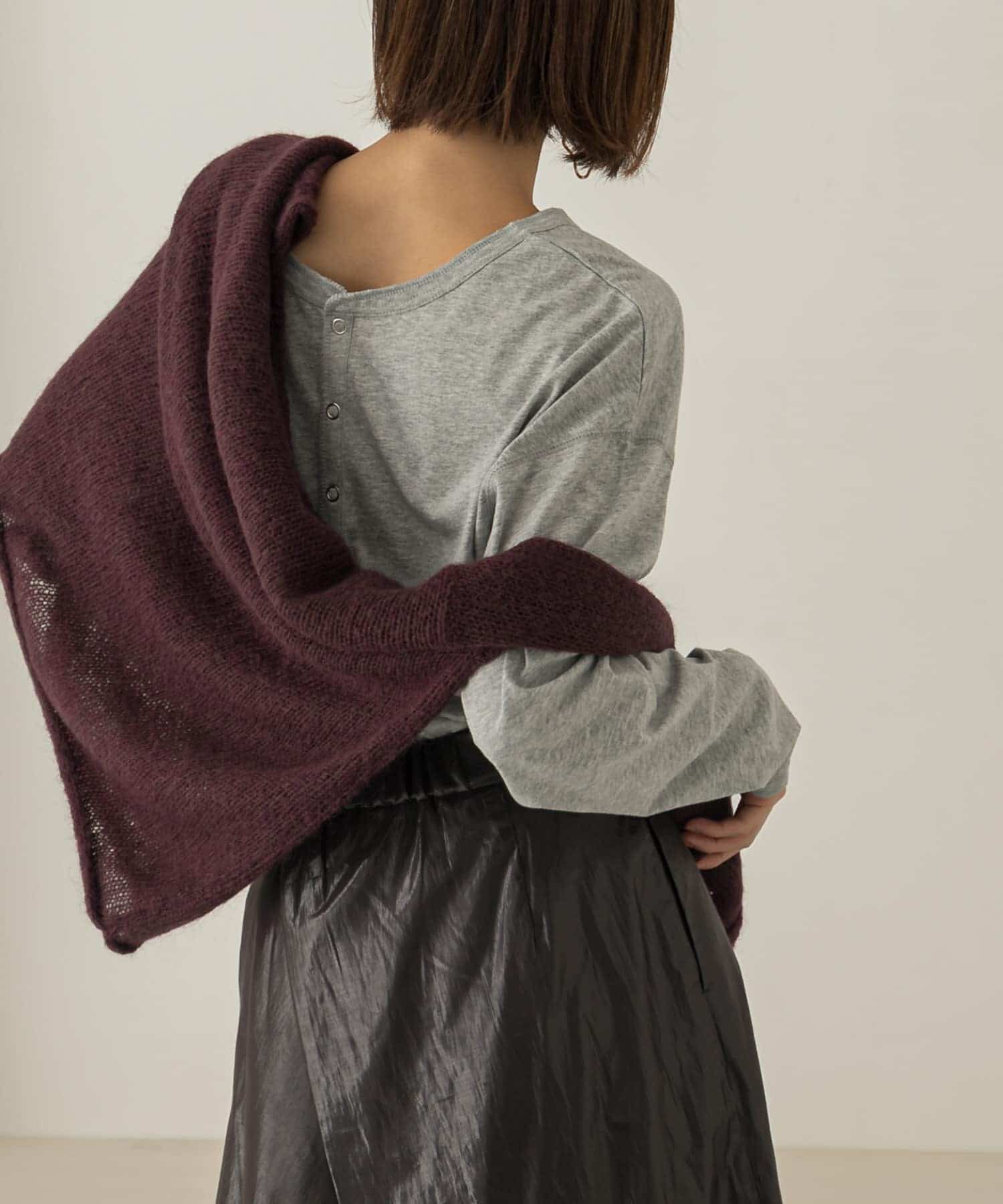  「バックヘンリーオーバーサイズTシャツ」|Tシャツ・カットソー|