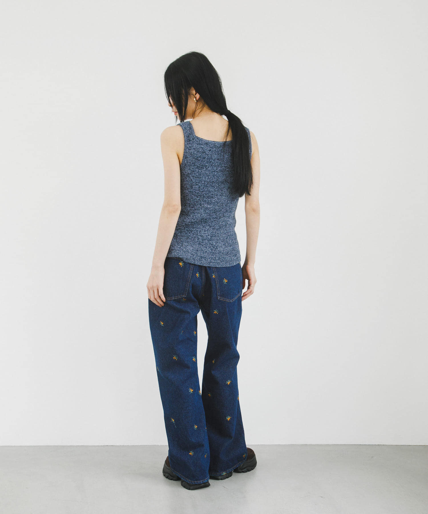  「シームポケットフレアデニム」|デニム|