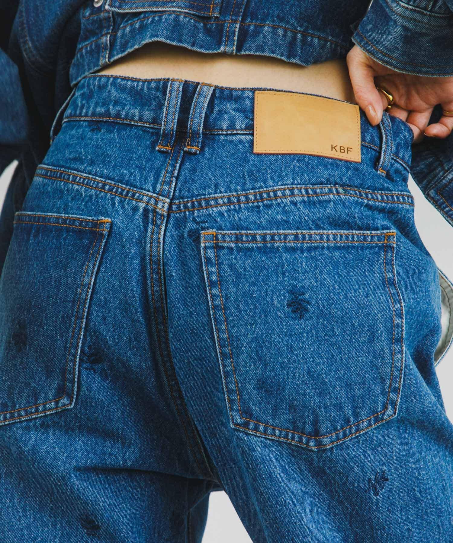  「シームポケットフレアデニム」|デニム|