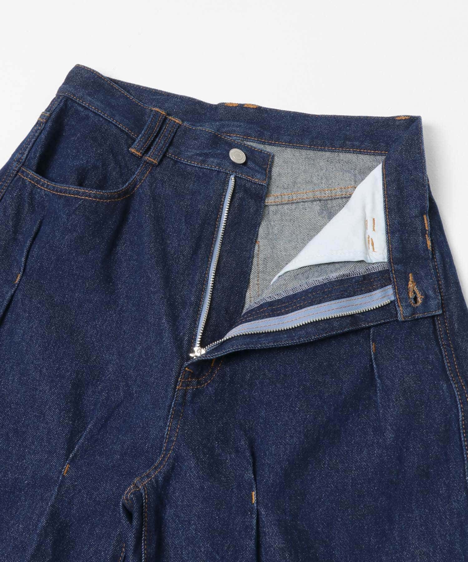  「タックWIDEデニム」|デニム|