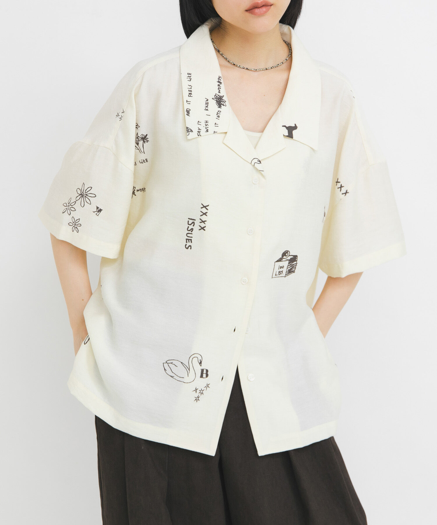  「TATTOOオーバーシャツ」|シャツ・ブラウス|