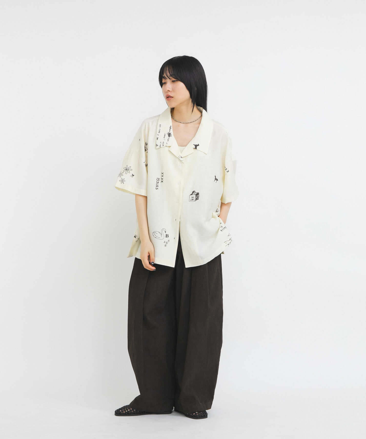  「TATTOOオーバーシャツ」|シャツ・ブラウス|