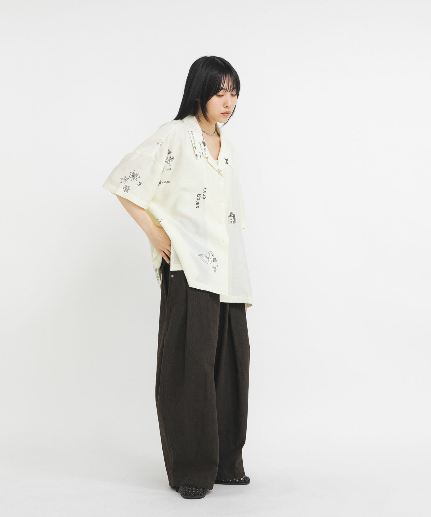  「TATTOOオーバーシャツ」|シャツ・ブラウス|