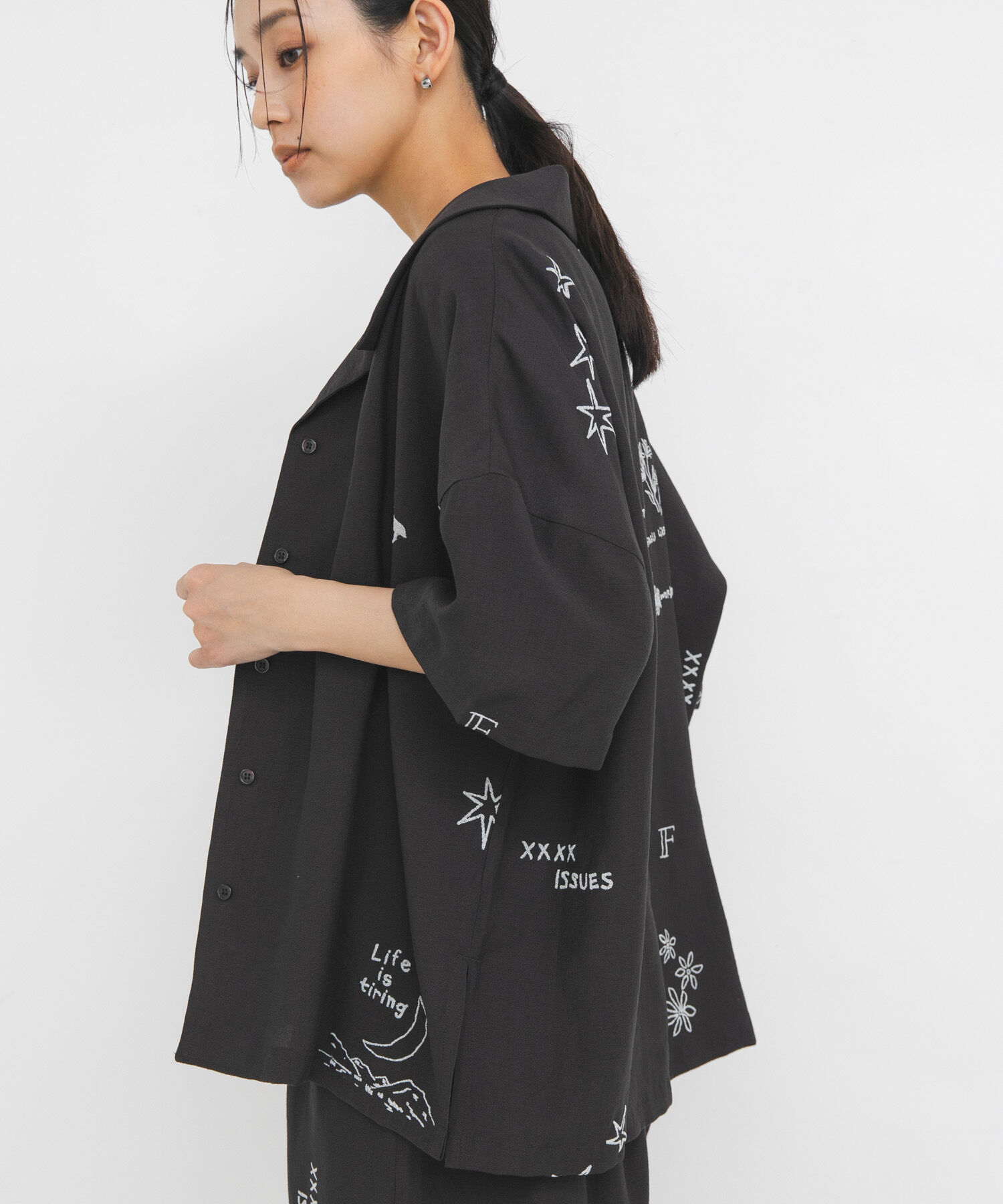  「TATTOOオーバーシャツ」|シャツ・ブラウス|