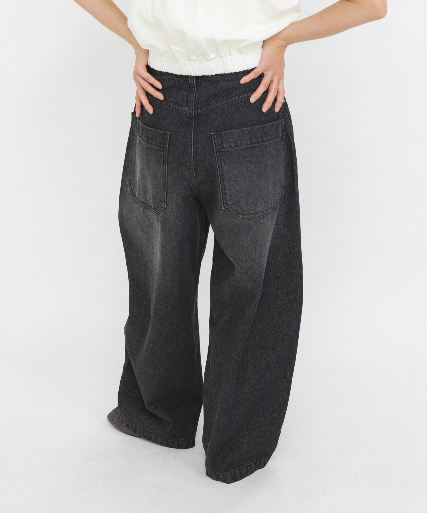  「シームデザインカーブデニム」|デニム|