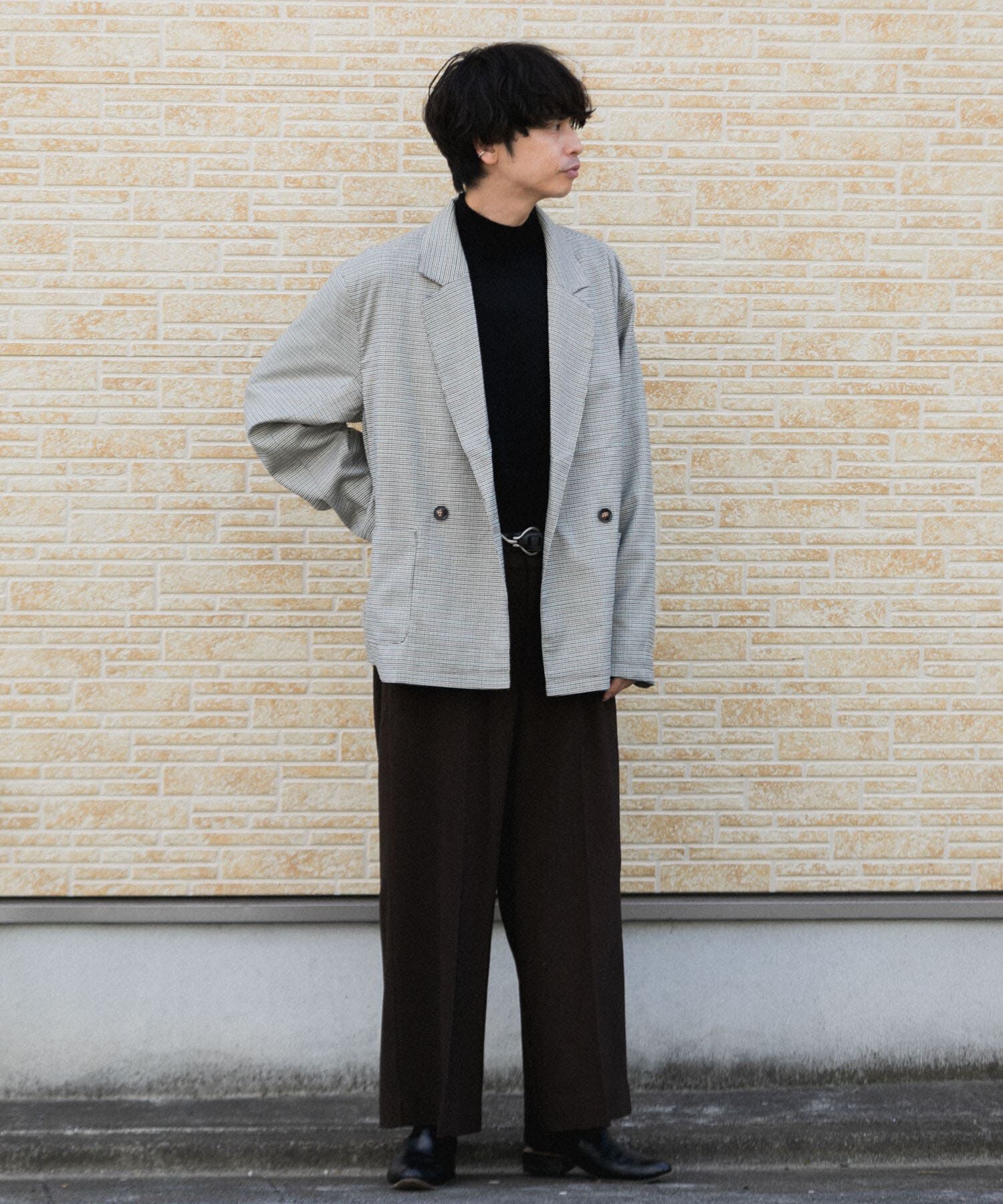 SENSE OF PLACE by URBAN RESEARCH「チェックダブルルーズジャケット」|その他|