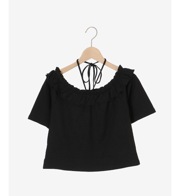  「マルチwayチョーカーフリルトップス」|Tシャツ・カットソー|