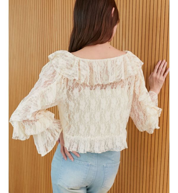  「キャミセットフリルブラウス」|シャツ・ブラウス|