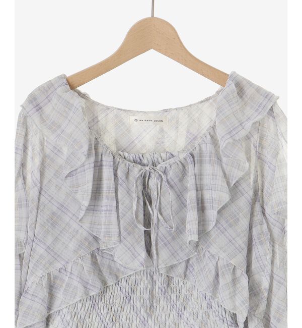  「キャミセットフリルブラウス」|シャツ・ブラウス|