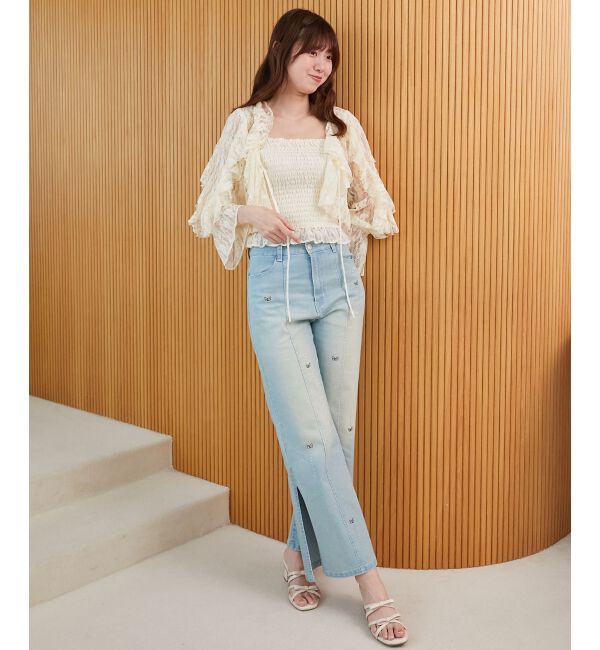  「キャミセットフリルブラウス」|シャツ・ブラウス|