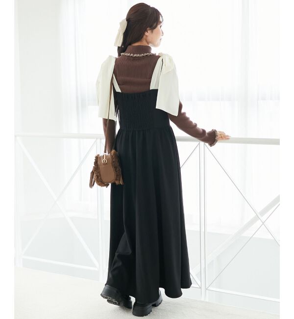  「プチフリルタートルニット」|ニット・セーター|