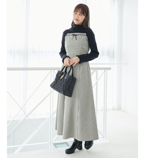  「プチフリルタートルニット」|ニット・セーター|